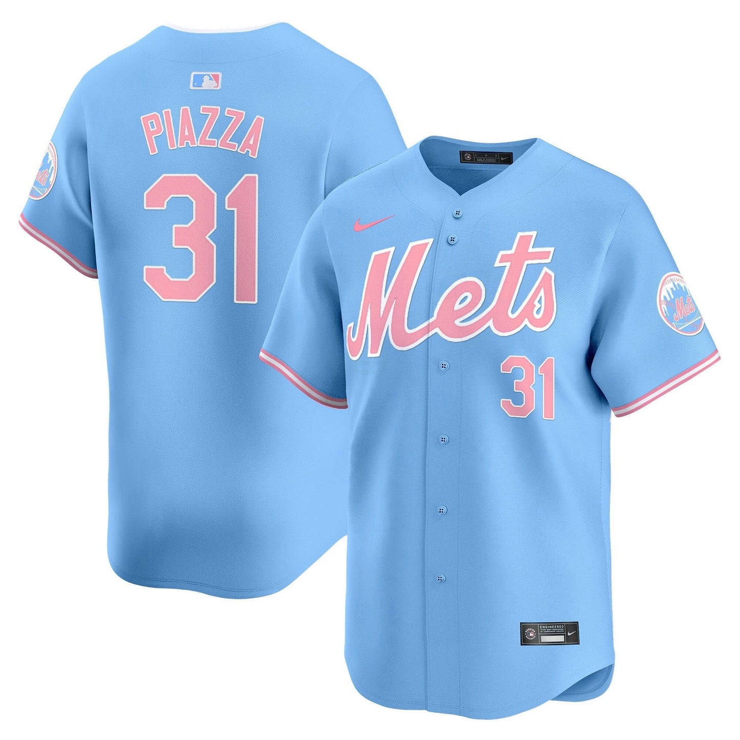 Camisa MLB New York Mets Unisex Bubblegum Pink Vapor Premier Limited Jersey