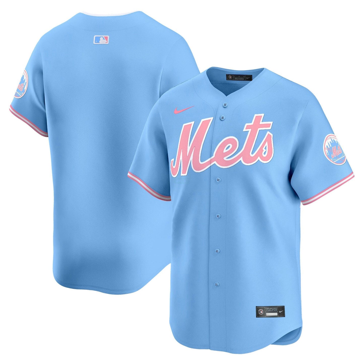 Camisa MLB New York Mets Unisex Bubblegum Pink Vapor Premier Limited Jersey