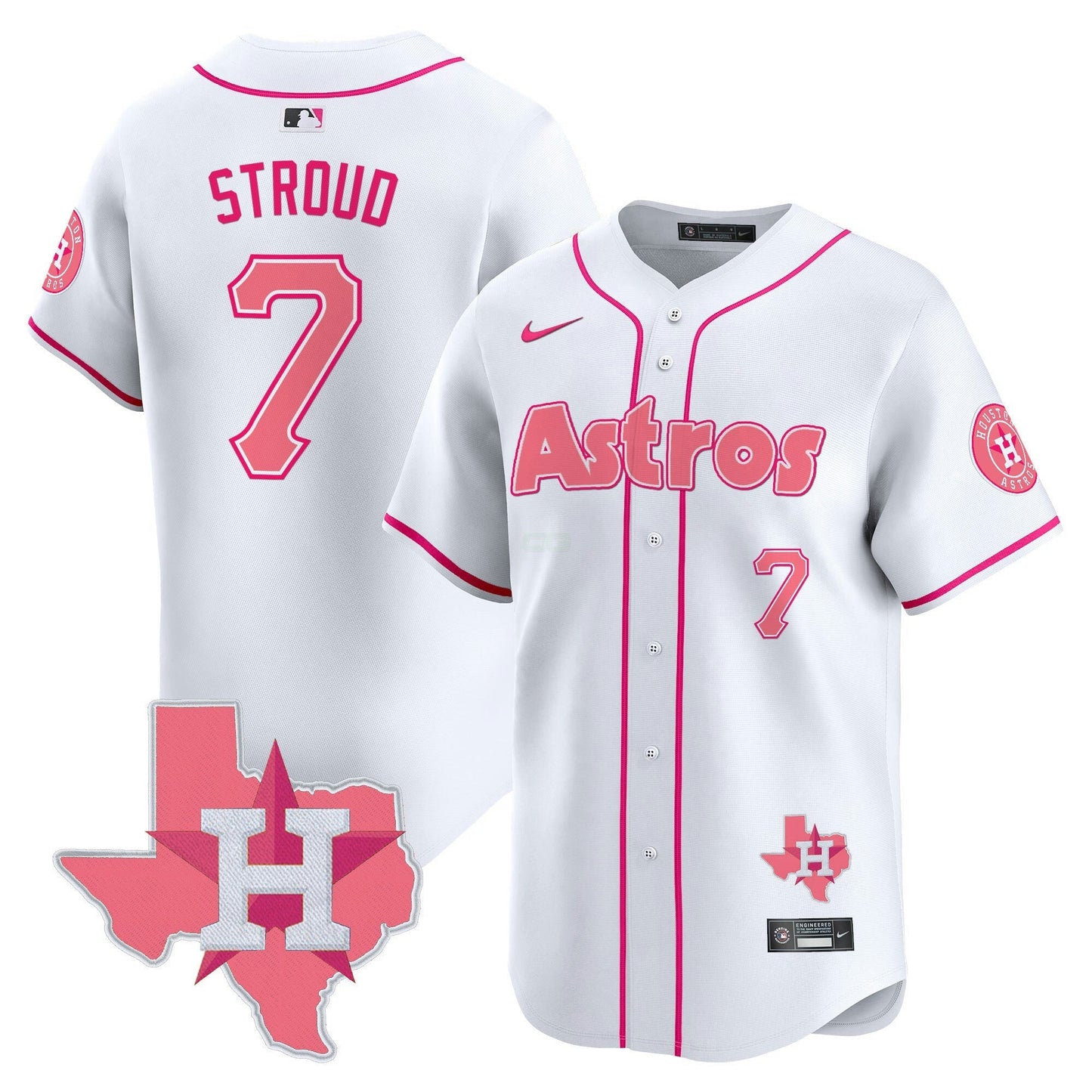 Camisa MLB Unisex Bubblegum Pink Vapor Premier Limited Jersey V3