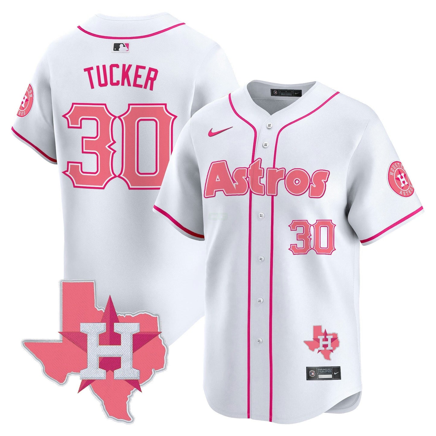 Camisa MLB Unisex Bubblegum Pink Vapor Premier Limited Jersey V3