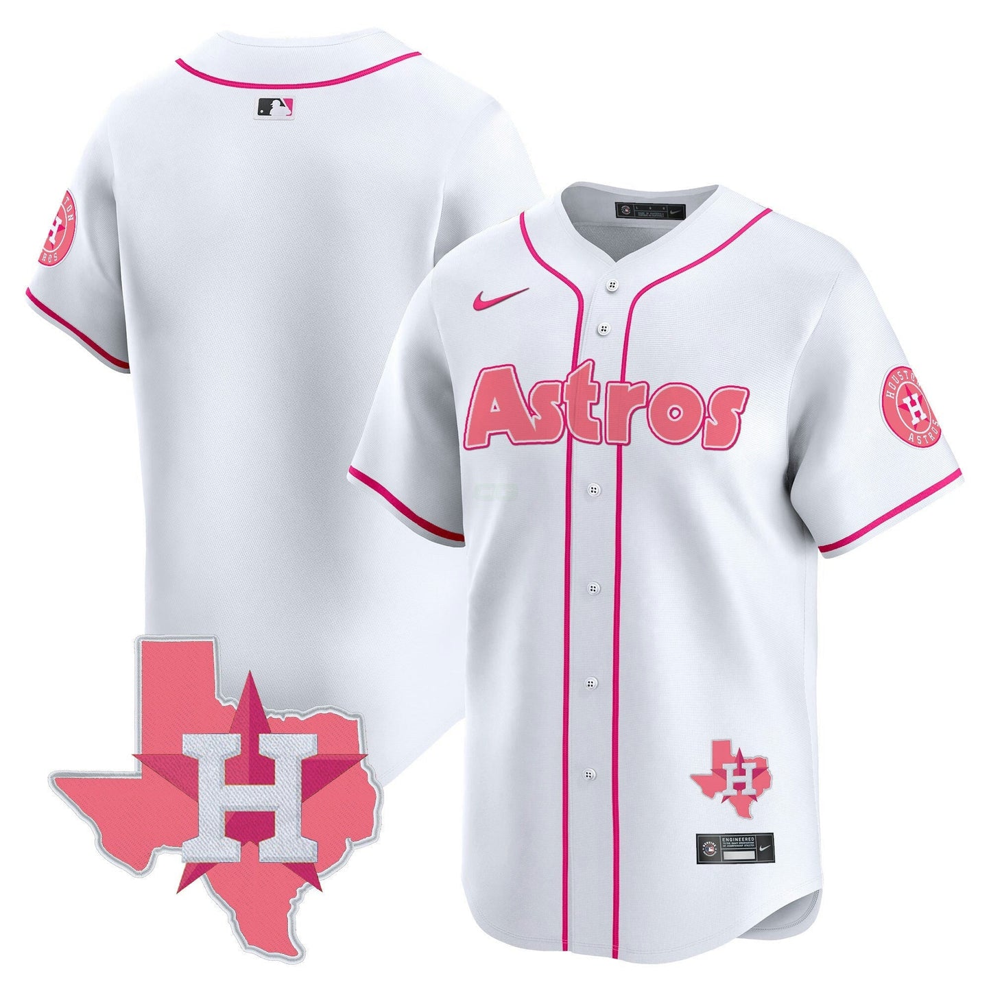 Camisa MLB Unisex Bubblegum Pink Vapor Premier Limited Jersey V3