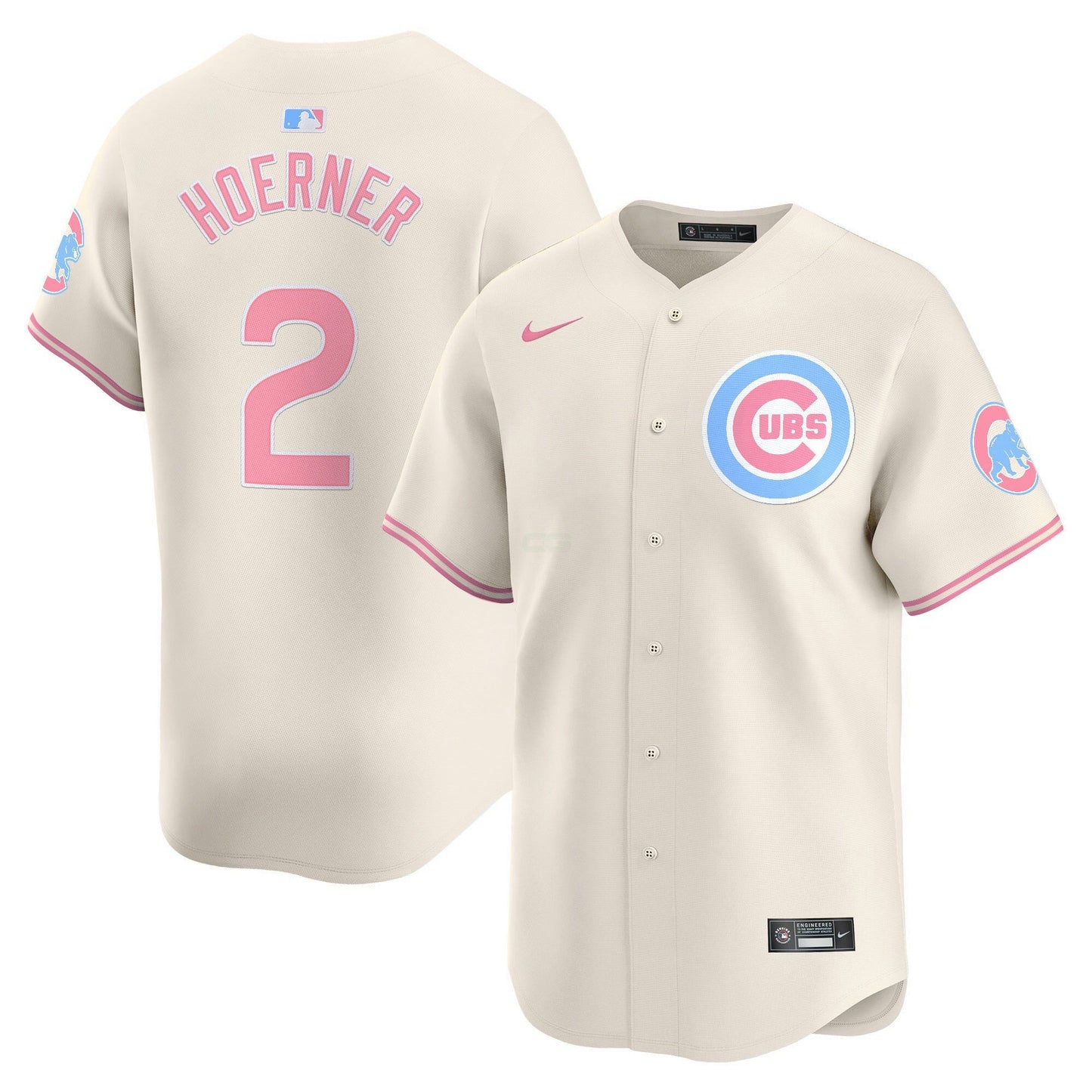 Camisa MLB Unisex Chicago Bubblegum Pink Vapor Premier Limited Jersey
