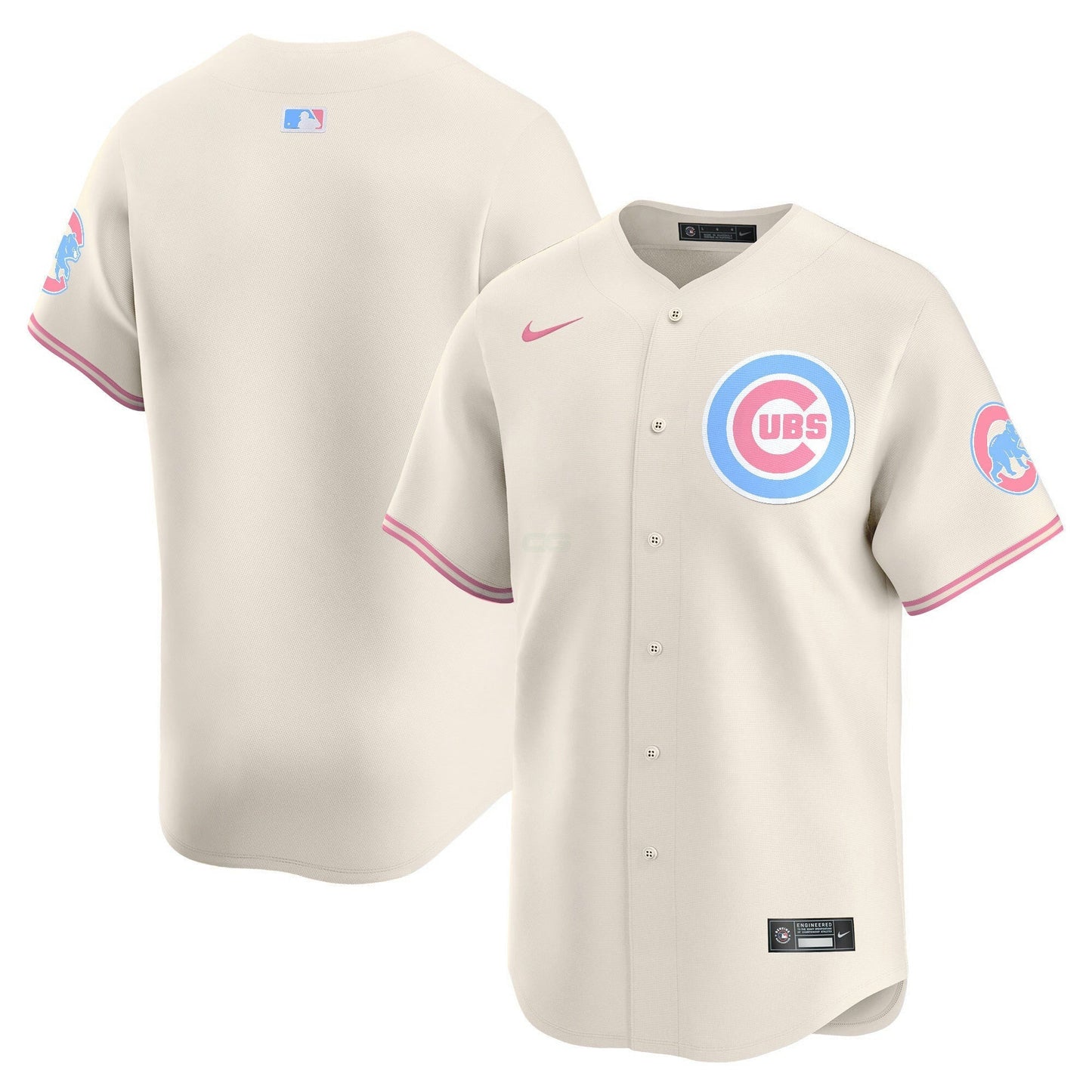 Camisa MLB Unisex Chicago Bubblegum Pink Vapor Premier Limited Jersey