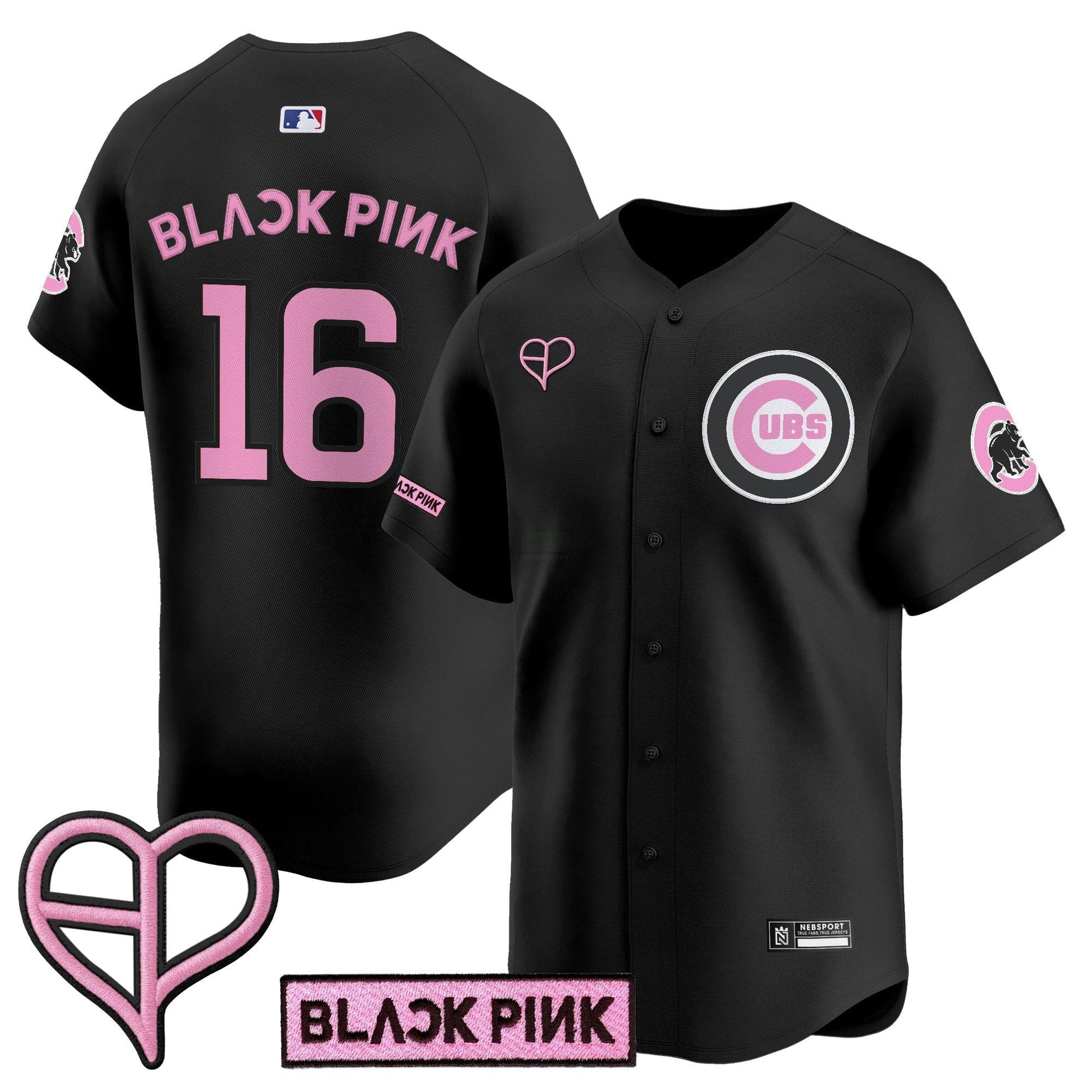Camisa MLB Unisex Chicago x BLACKPINK 2025 Vapor Premier Limited Jersey