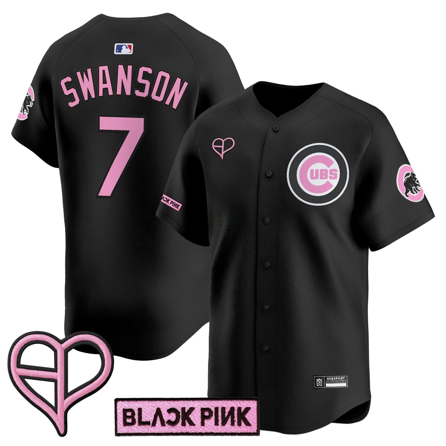 Camisa MLB Unisex Chicago x BLACKPINK 2025 Vapor Premier Limited Jersey