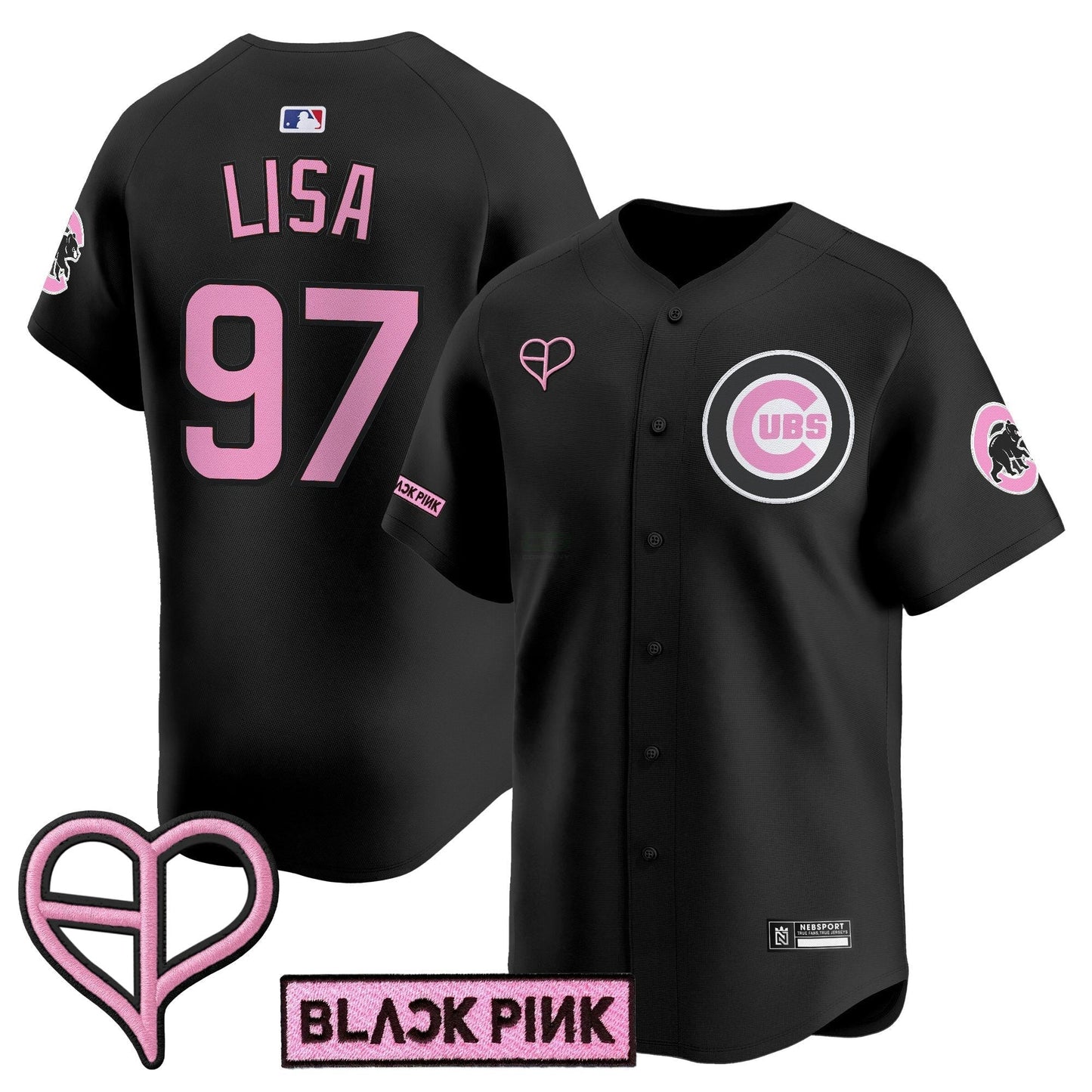 Camisa MLB Unisex Chicago x BLACKPINK 2025 Vapor Premier Limited Jersey