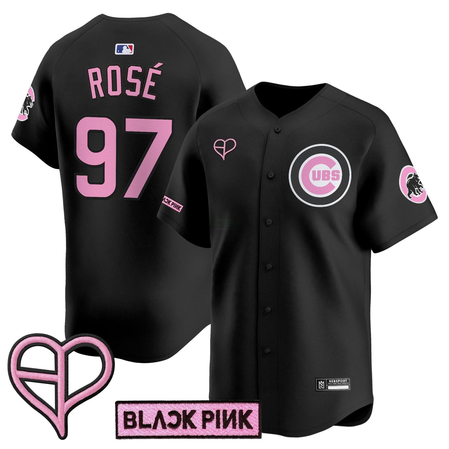 Camisa MLB Unisex Chicago x BLACKPINK 2025 Vapor Premier Limited Jersey