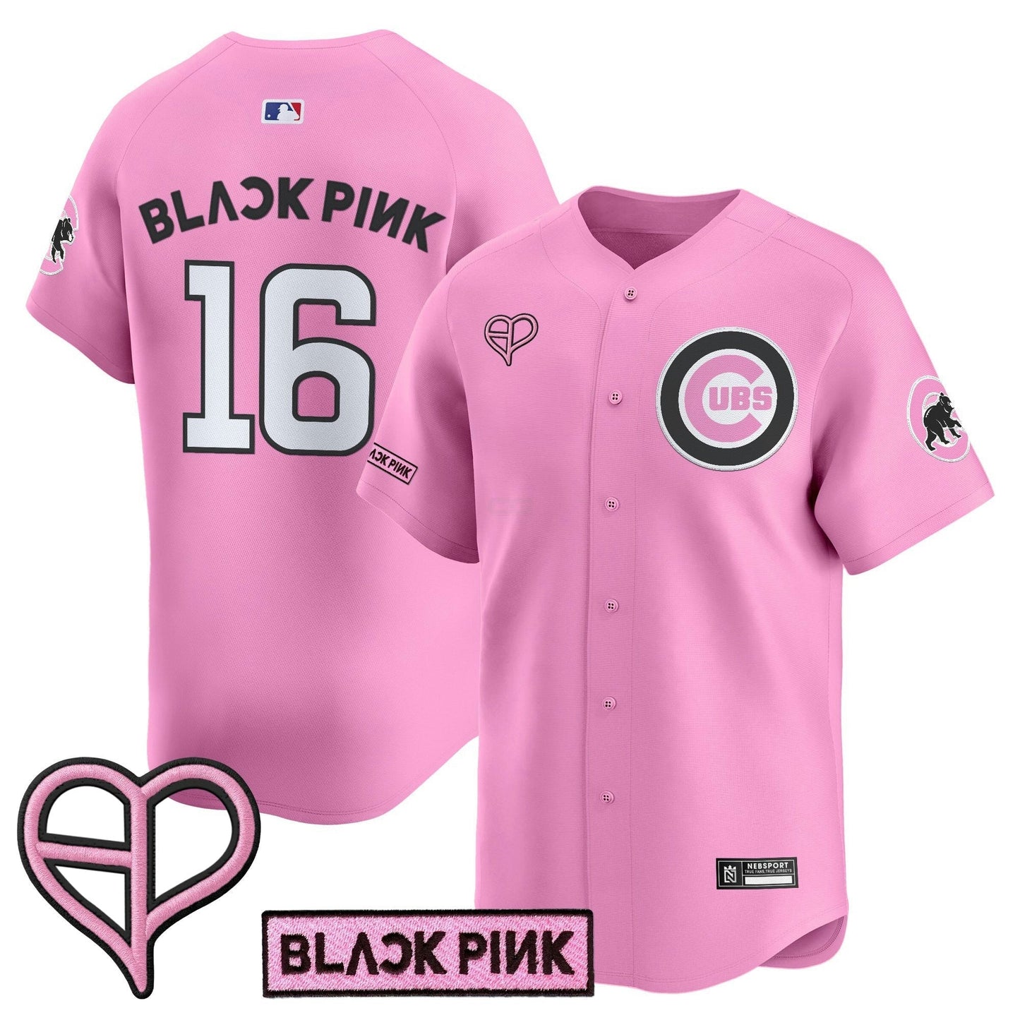 Camisa MLB Unisex Chicago x BLACKPINK 2025 Vapor Premier Limited Jersey