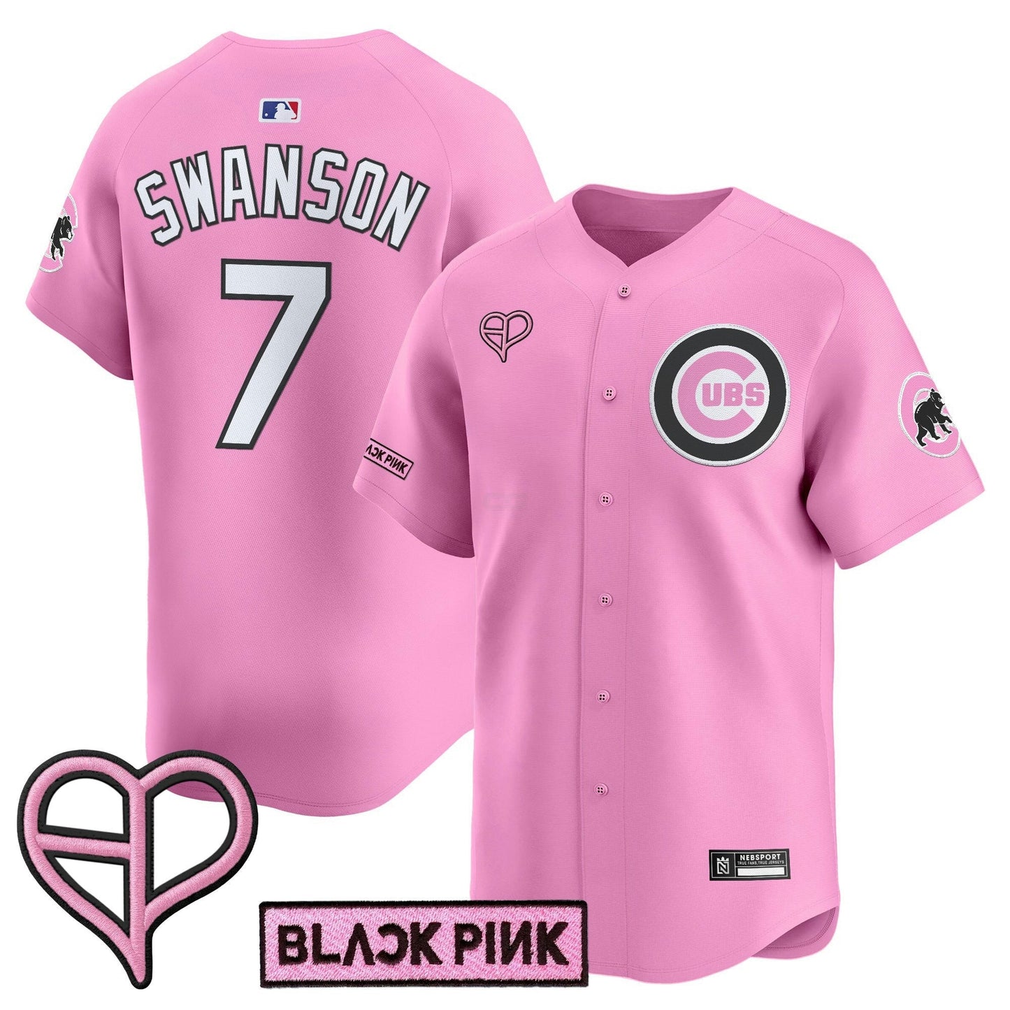 Camisa MLB Unisex Chicago x BLACKPINK 2025 Vapor Premier Limited Jersey