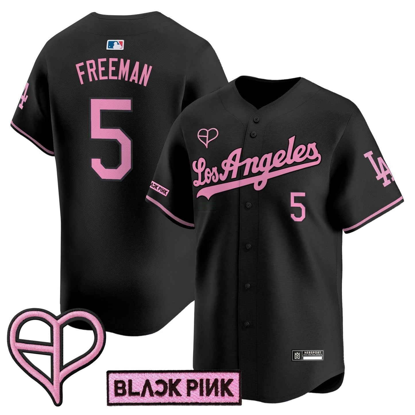 Camisa MLB Unisex Los Angeles x BLACKPINK 2025 Vapor Premier Limited Jersey