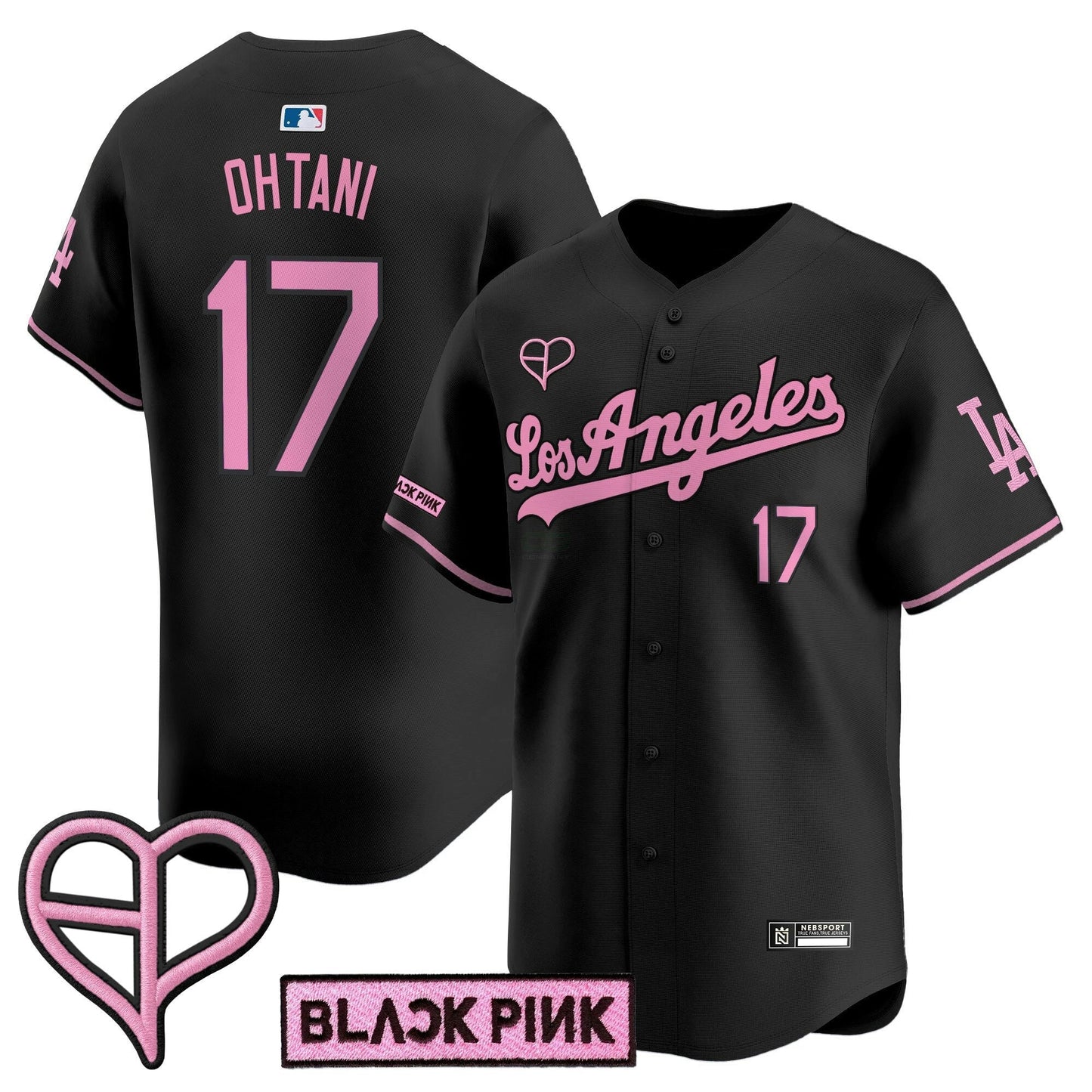 Camisa MLB Unisex Los Angeles x BLACKPINK 2025 Vapor Premier Limited Jersey