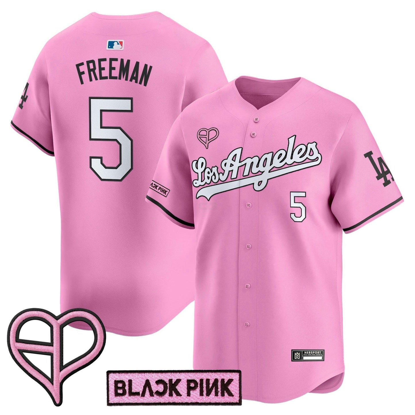 Camisa MLB Unisex Los Angeles x BLACKPINK 2025 Vapor Premier Limited Jersey