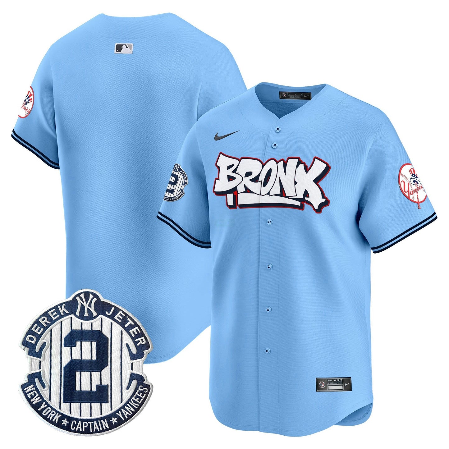 Camisa MLB Unisex New York The Bronx Graffiti Vapor Premier Limited Jersey V4