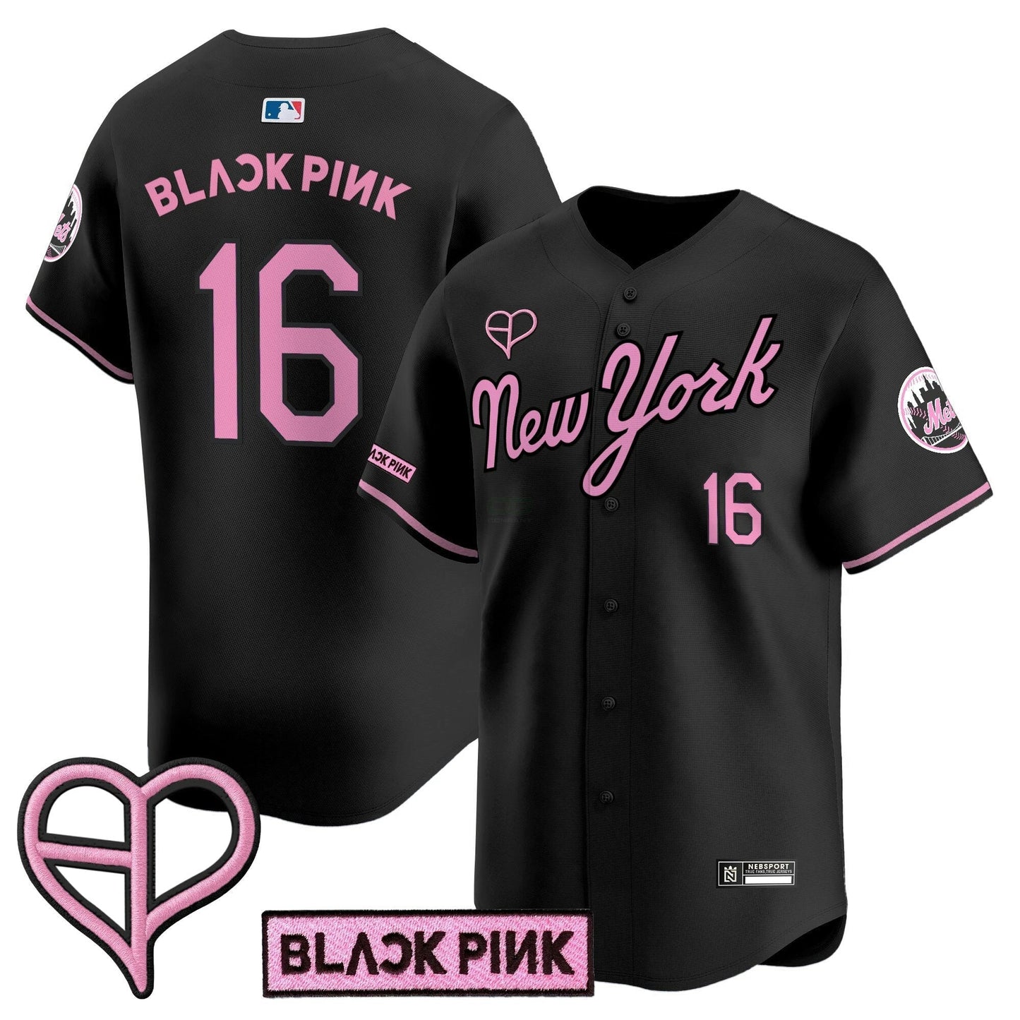 Camisa MLB Unisex New York x BLACKPINK 2025 Vapor Premier Limited Jersey