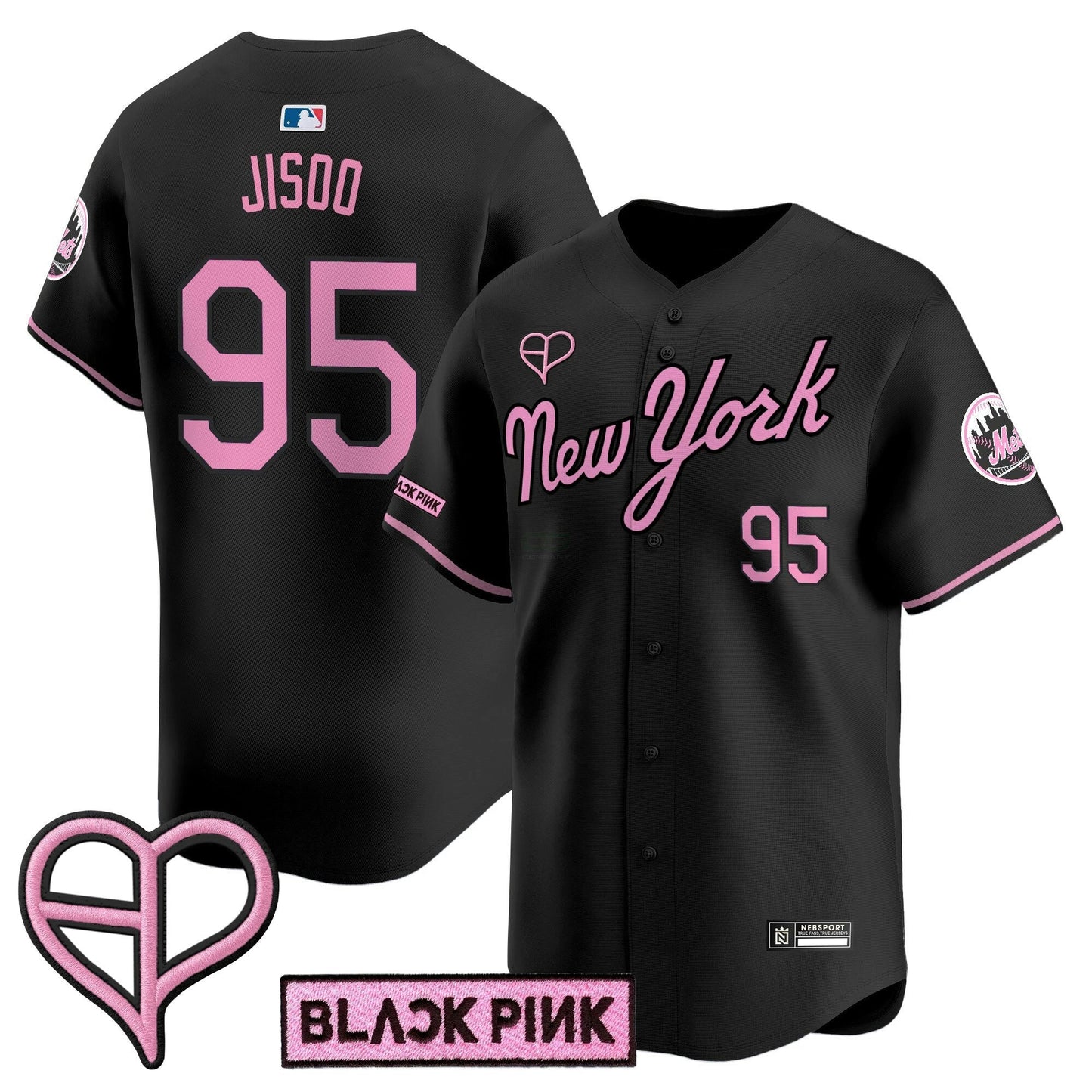 Camisa MLB Unisex New York x BLACKPINK 2025 Vapor Premier Limited Jersey