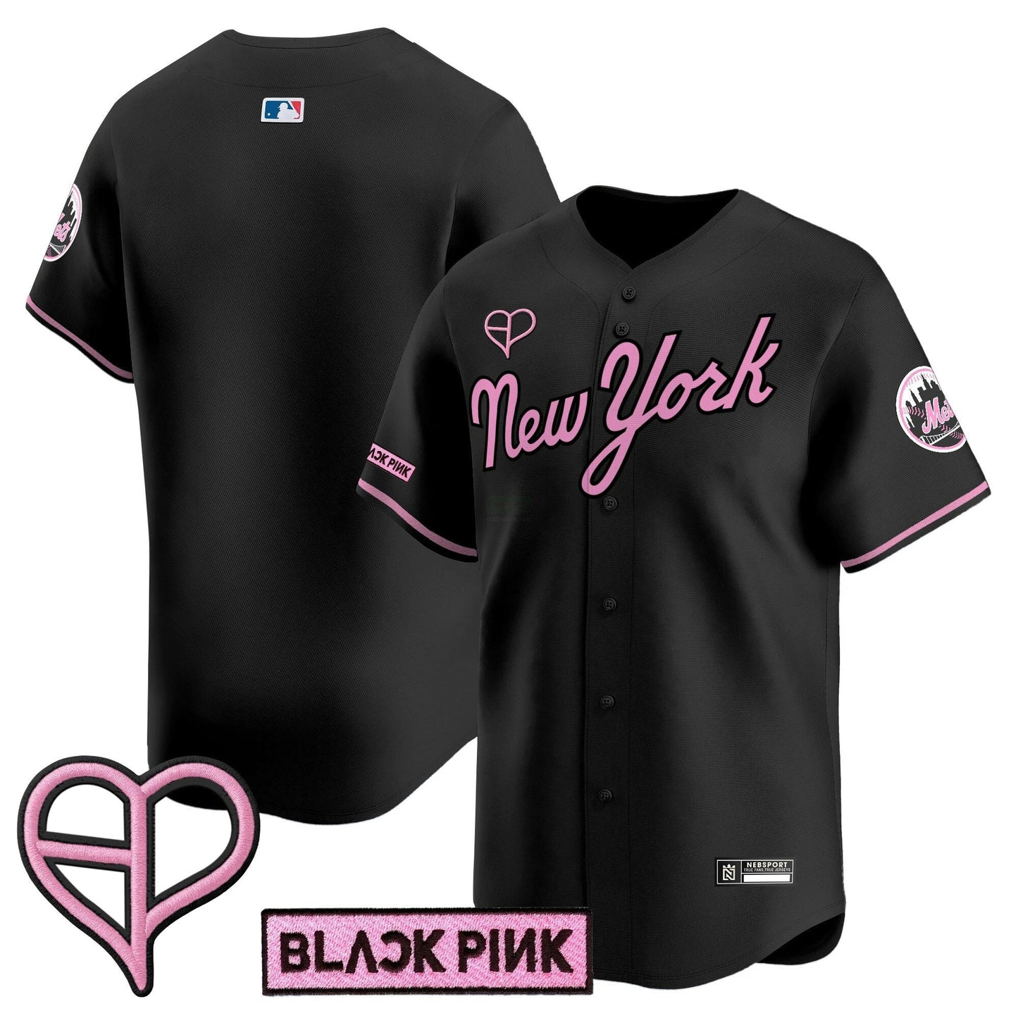Camisa MLB Unisex New York x BLACKPINK 2025 Vapor Premier Limited Jersey
