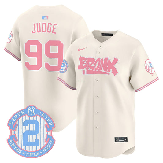 Camisa MLB Unisex The Bronx Graffiti Bubblegum Pink Vapor Premier Limited Jersey