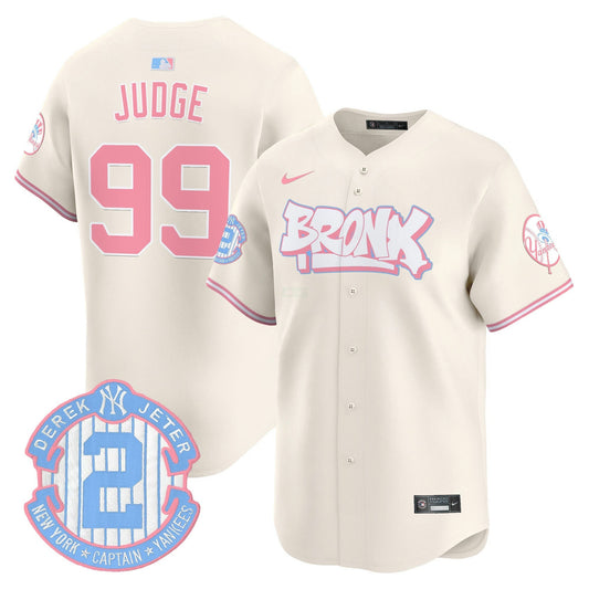 Camisa MLB Unisex The Bronx Graffiti Bubblegum Pink Vapor Premier Limited Jersey V2