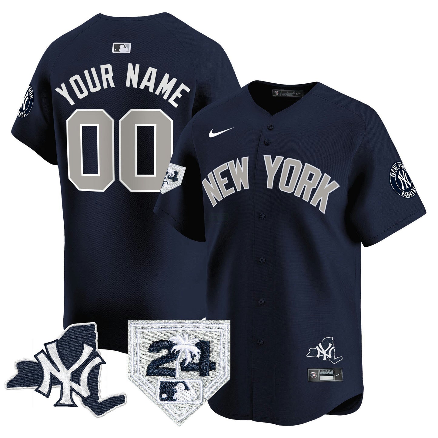 Camisa MLB Vapor Premier Limited Jersey – New York Patch