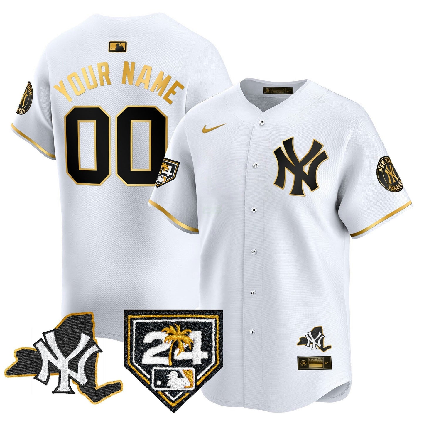 Camisa MLB Vapor Premier Limited Jersey – New York Patch