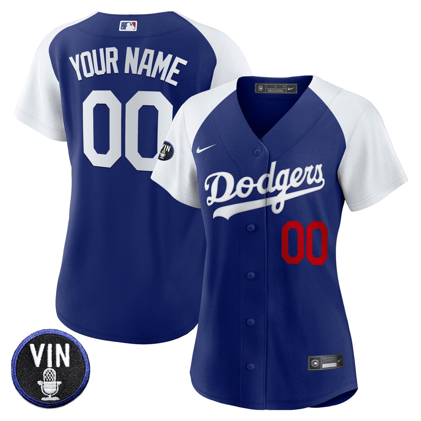Camisa MLB Vin Scully Patch Flex Base Jersey