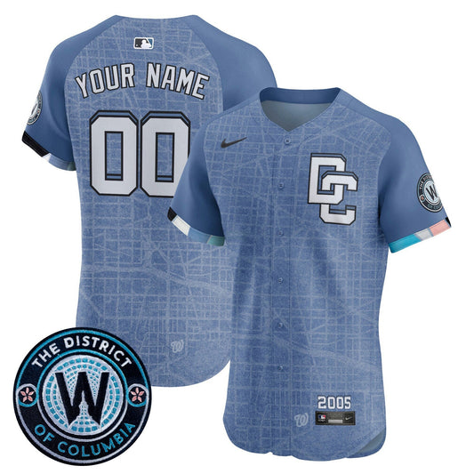 Camisa MLB Washington 2025 City Connect Vapor Premier Elite Jersey – Stitched