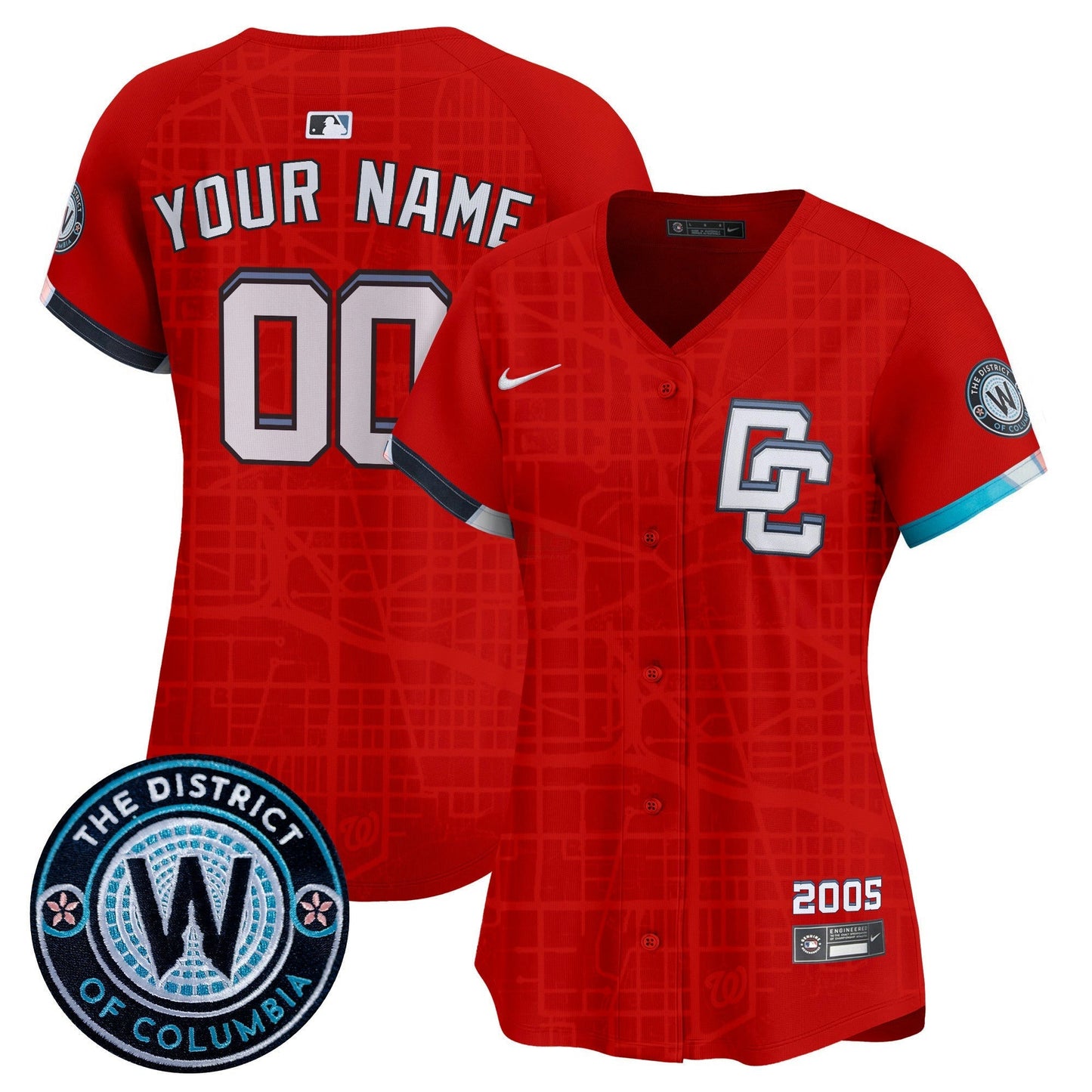 Camisa MLB Washington 2025 City Connect Vapor Premier Limited Jersey – Stitched