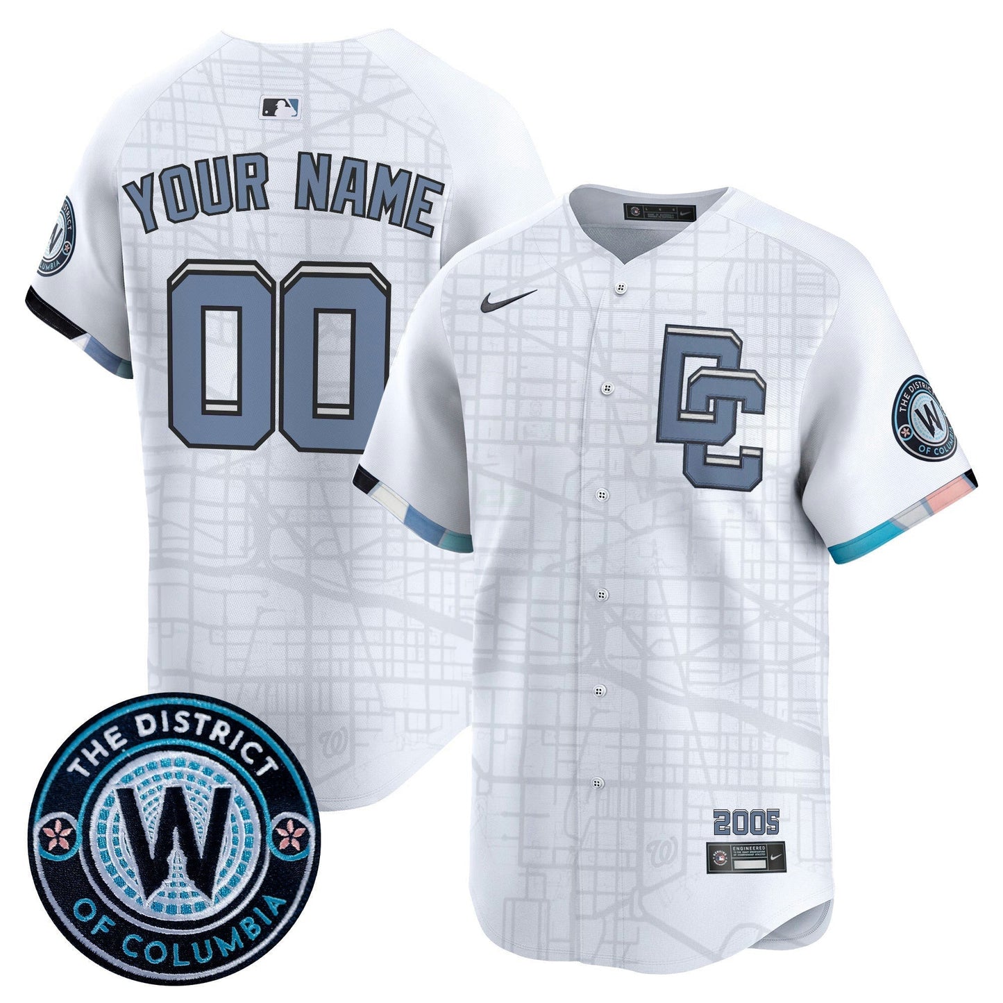 Camisa MLB Washington 2025 City Connect Vapor Premier Limited Jersey – Stitched