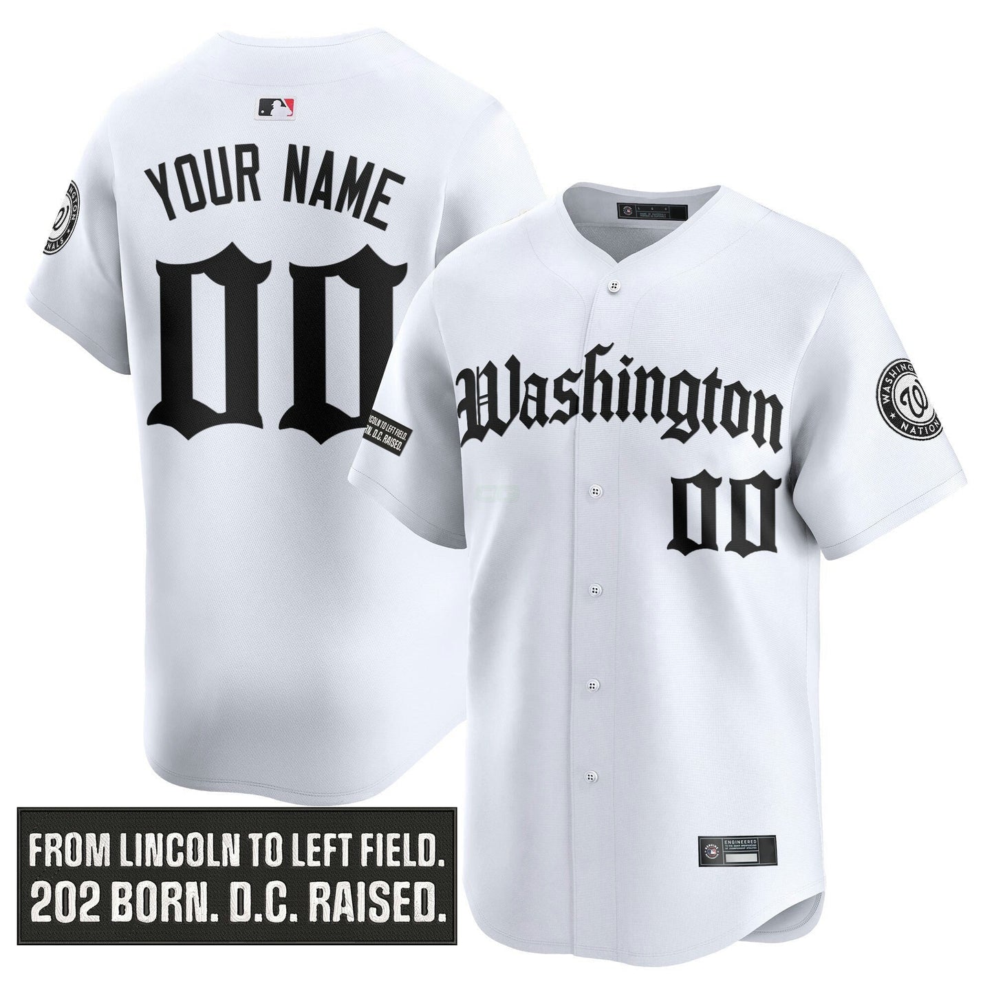 Camisa MLB Washington ‘Gothic Capitol Edition’ Vapor Premier Limited Jersey