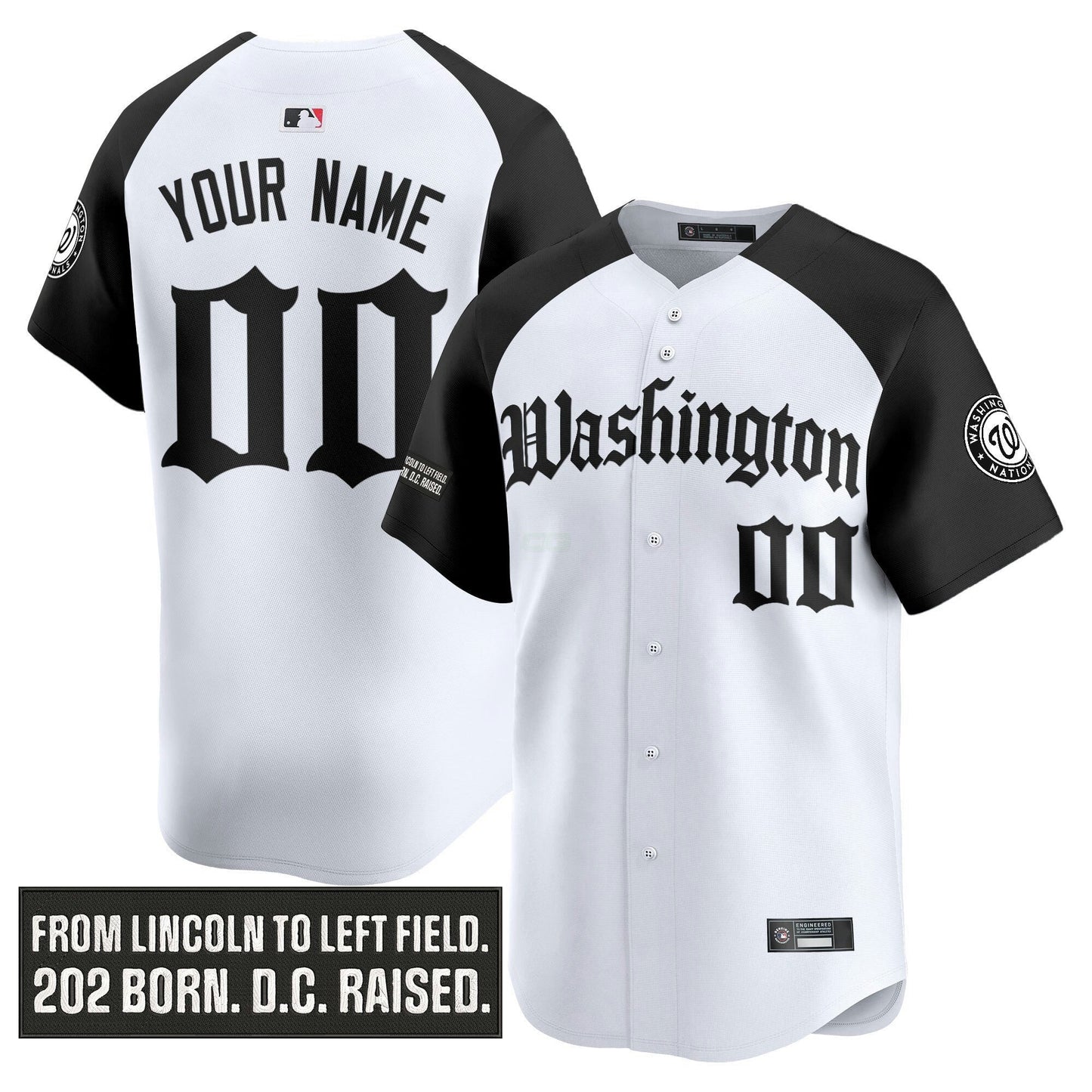 Camisa MLB Washington ‘Gothic Capitol Edition’ Vapor Premier Limited Jersey