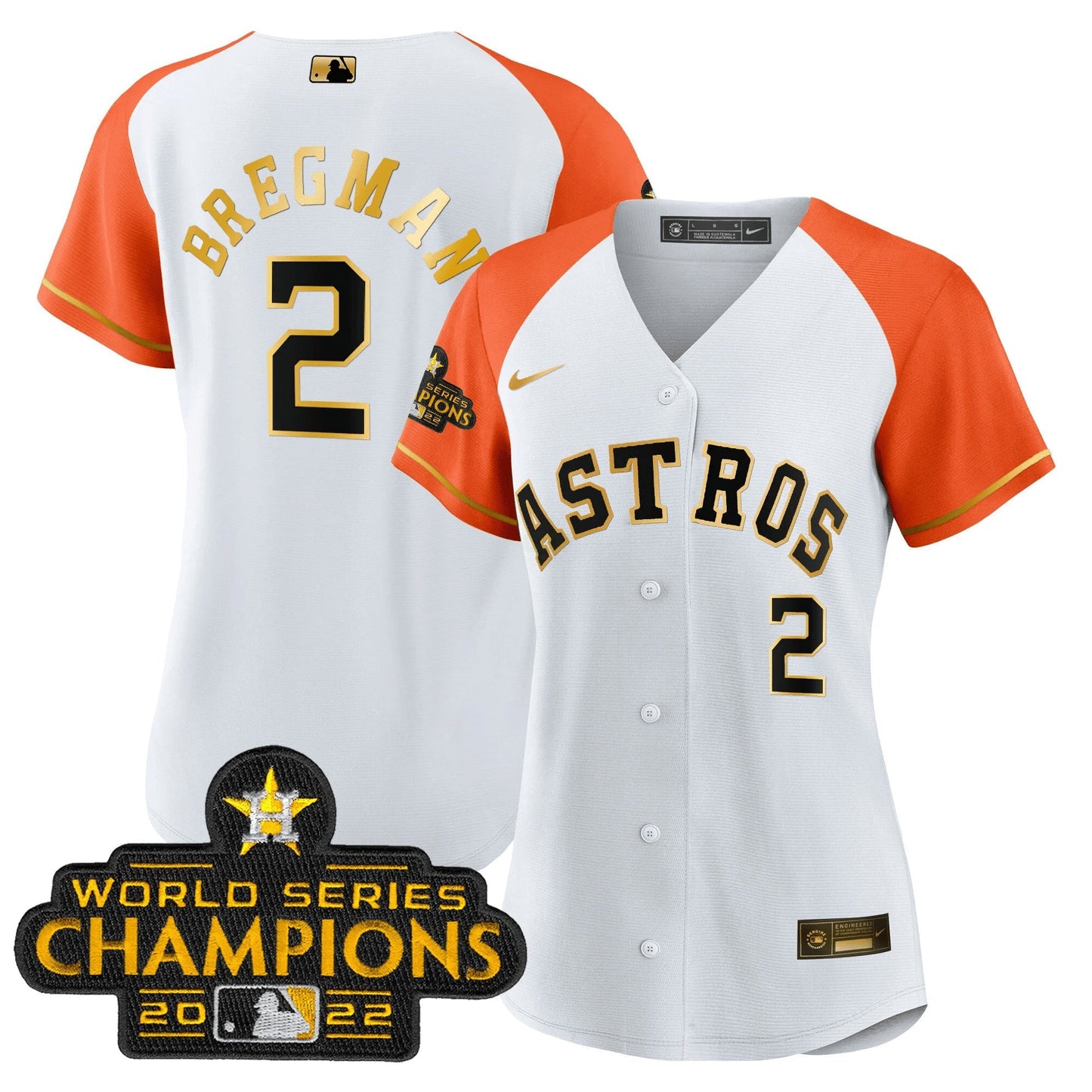 Camisa MLB Women’s 2023 Dourada Alternativa Jersey