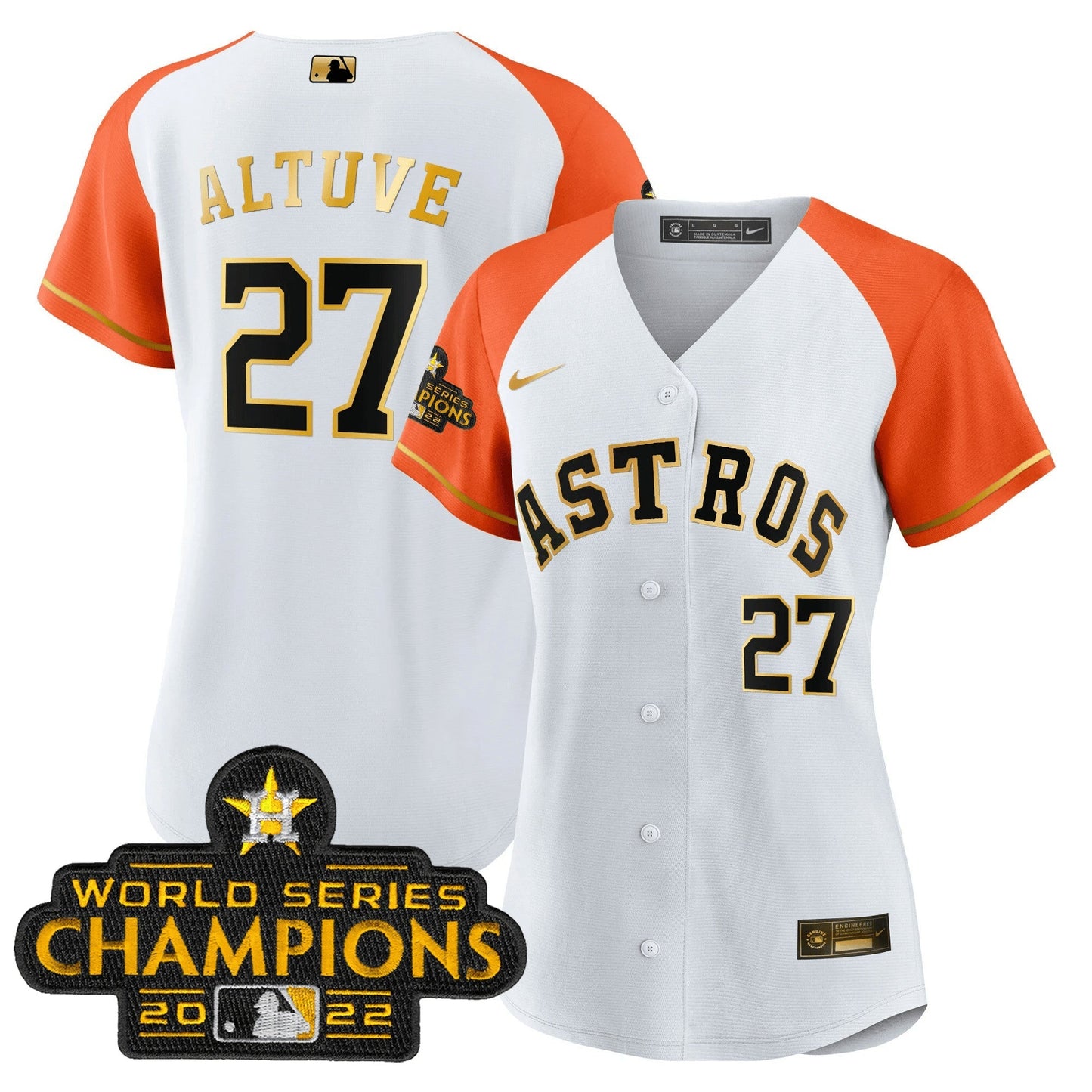 Camisa MLB Women’s 2023 Dourada Alternativa Jersey