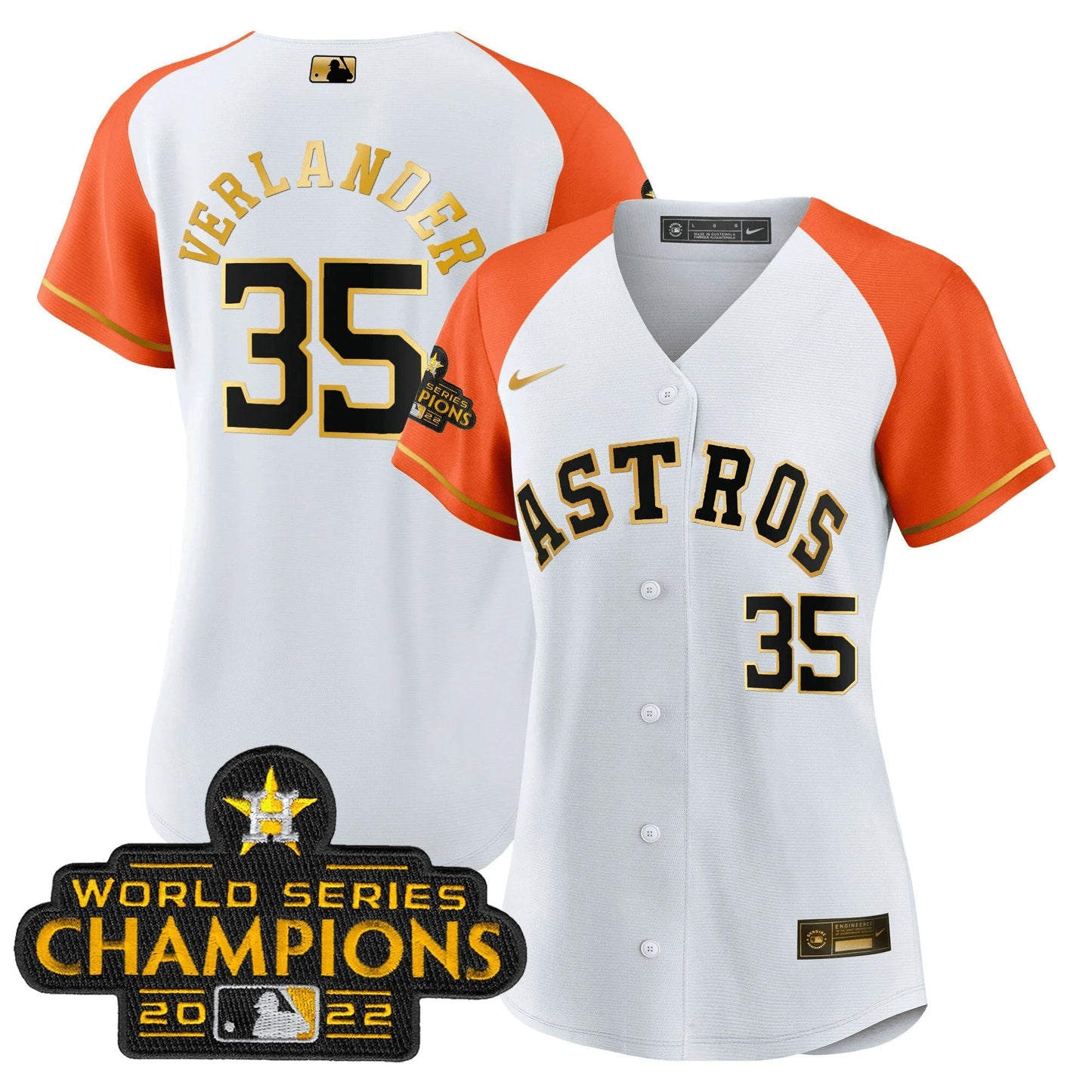 Camisa MLB Women’s 2023 Dourada Alternativa Jersey