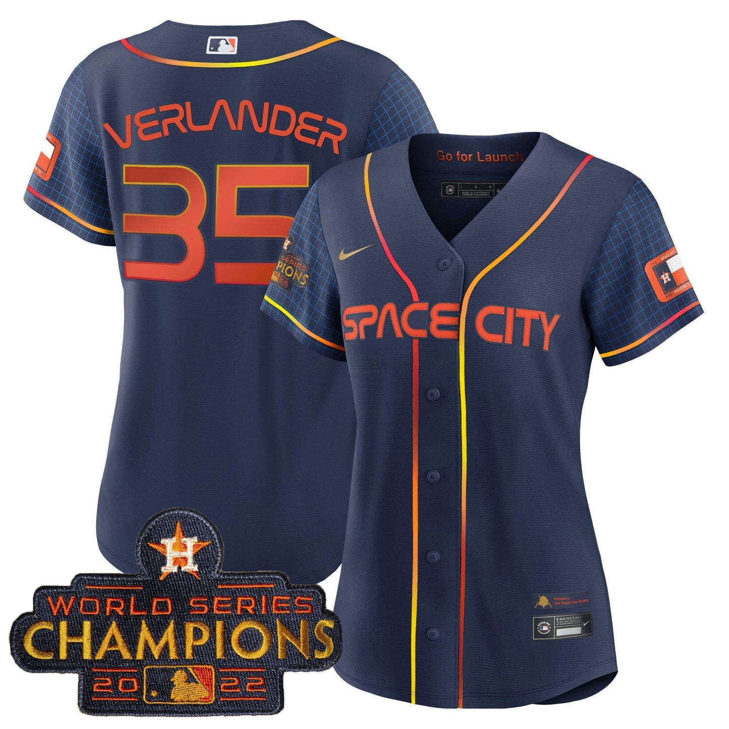 Camisa MLB Women’s 2023 Space City Champions Jersey
