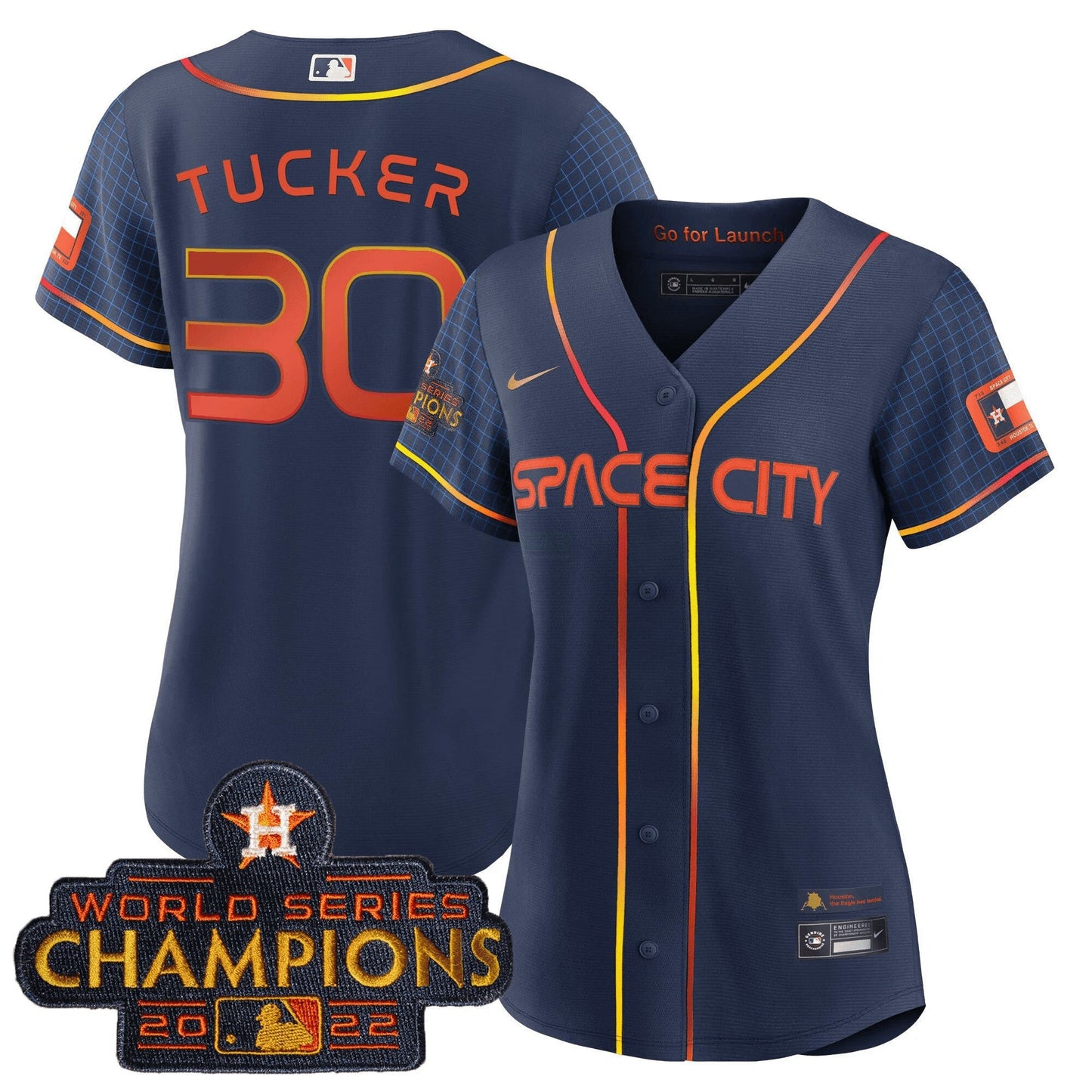 Camisa MLB Women’s 2023 Space City Champions Jersey