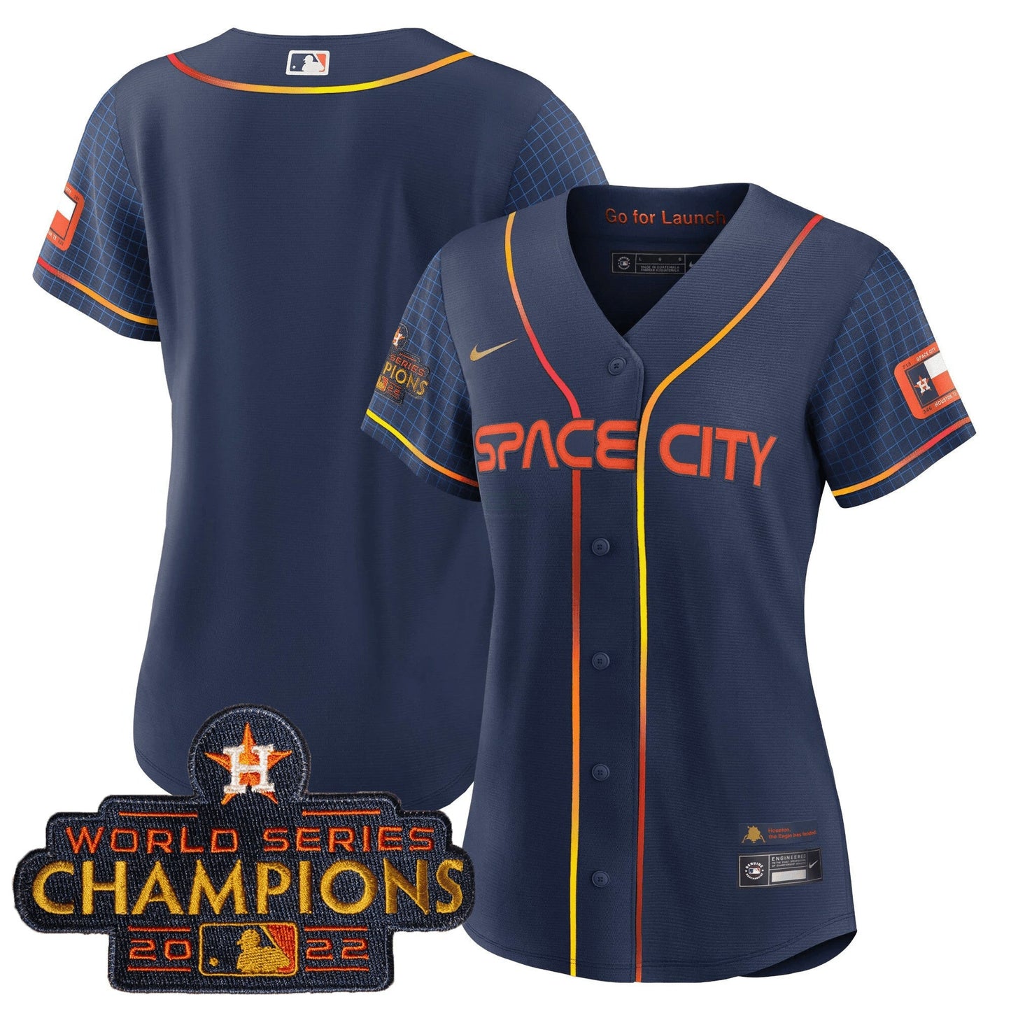 Camisa MLB Women’s 2023 Space City Champions Jersey
