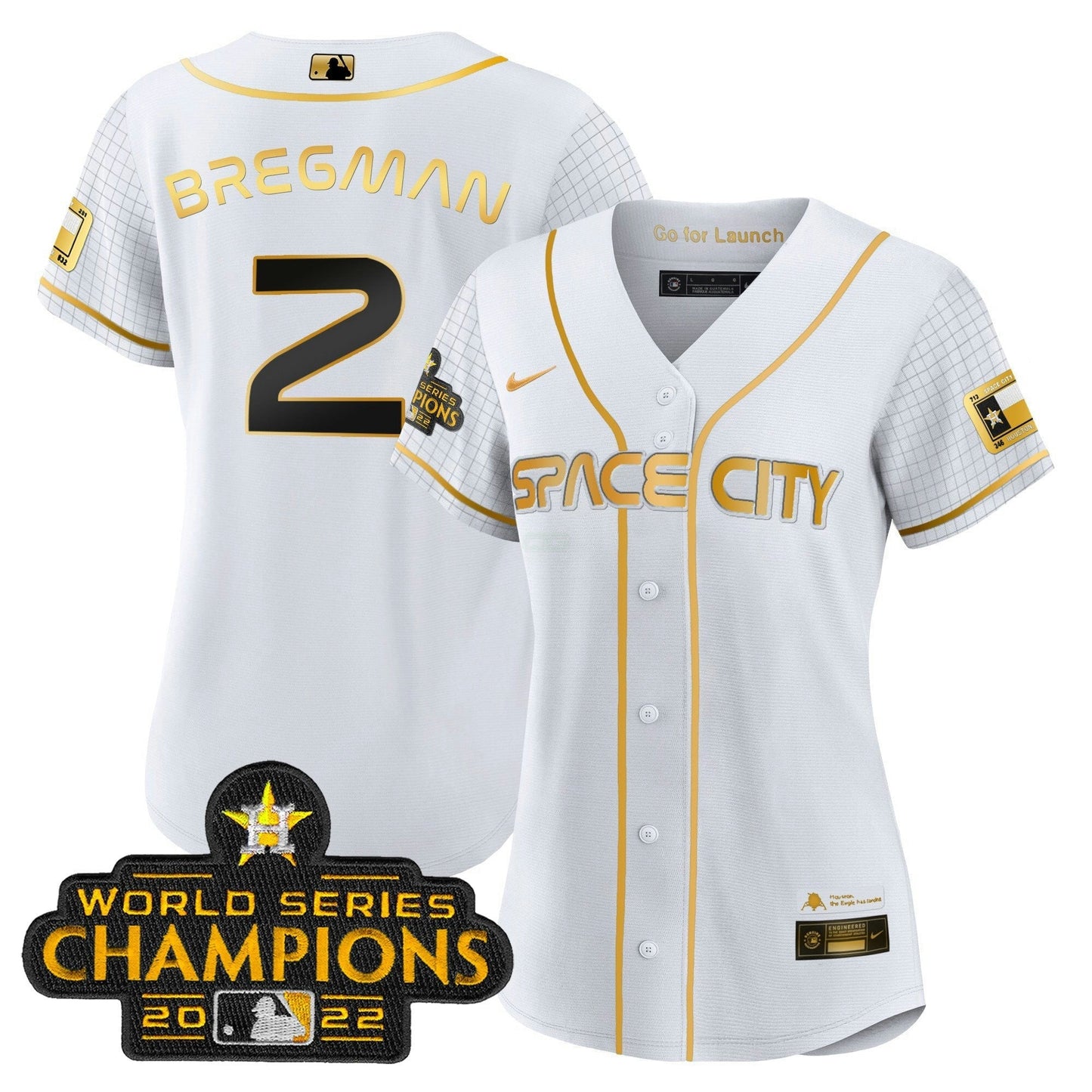 Camisa MLB Women’s 2023 Space City Champions Jersey