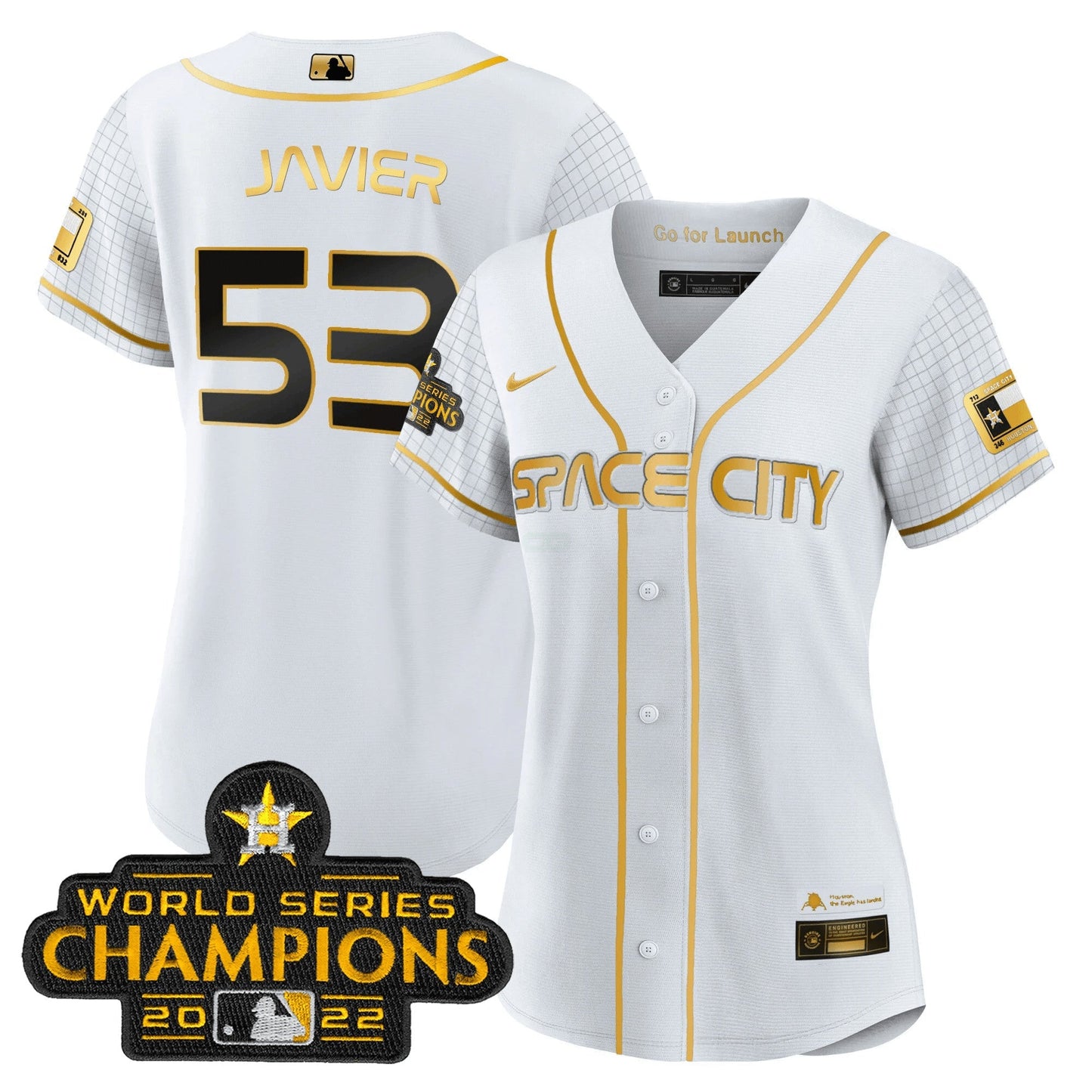Camisa MLB Women’s 2023 Space City Champions Jersey