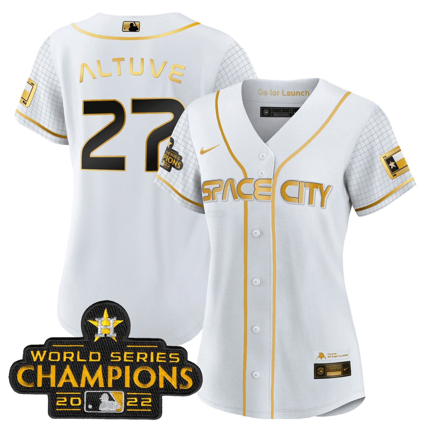 Camisa MLB Women’s 2023 Space City Champions Jersey