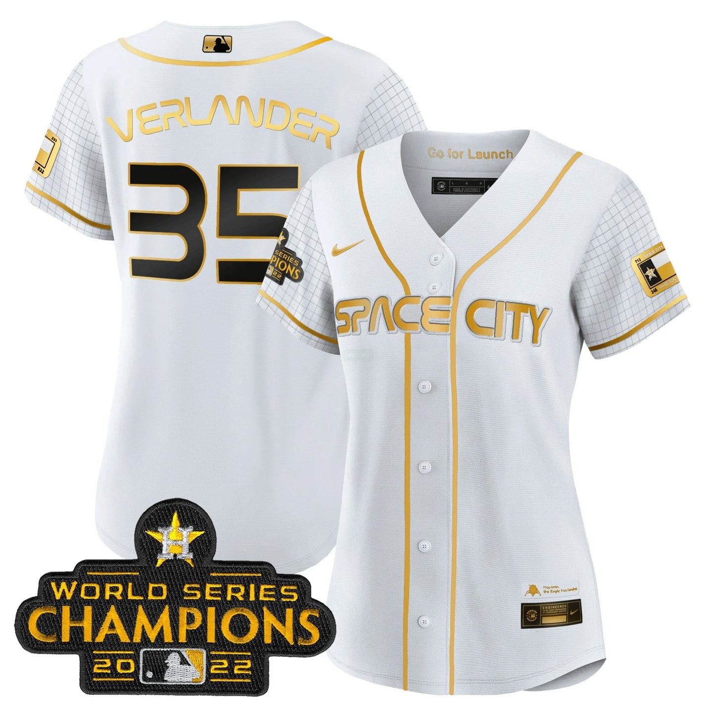 Camisa MLB Women’s 2023 Space City Champions Jersey