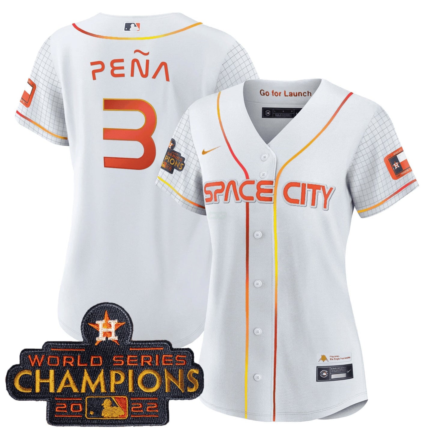 Camisa MLB Women’s 2023 Space City Champions Jersey