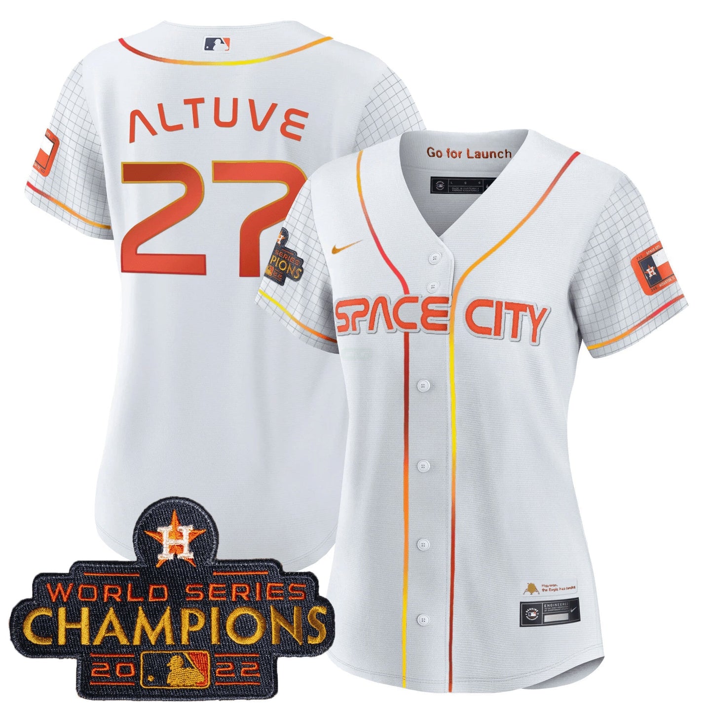 Camisa MLB Women’s 2023 Space City Champions Jersey