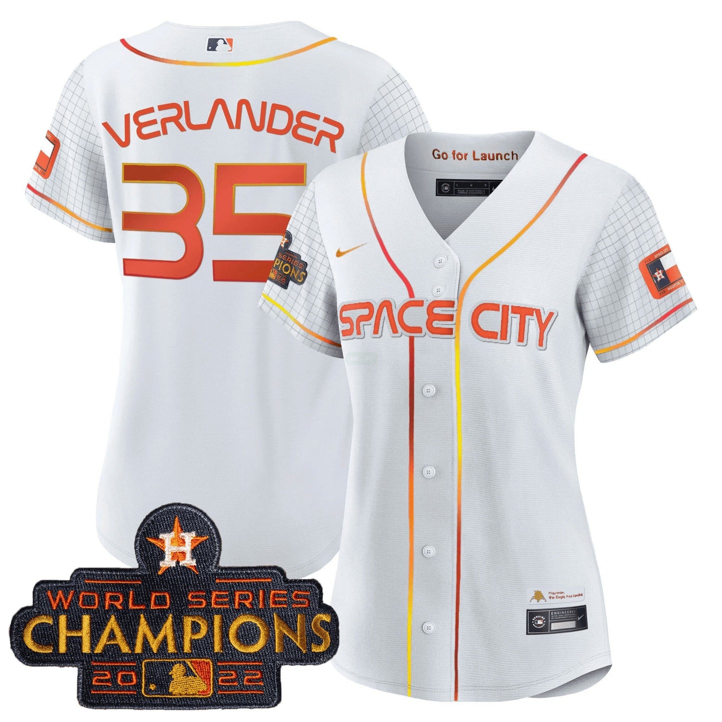 Camisa MLB Women’s 2023 Space City Champions Jersey