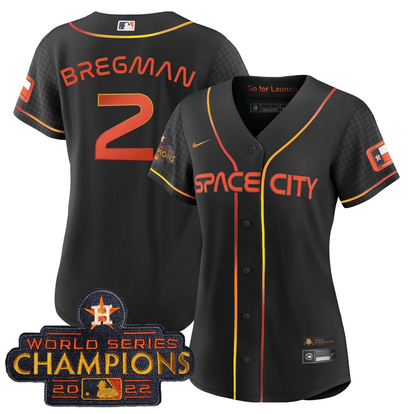 Camisa MLB Women’s 2023 Space City Champions Jersey