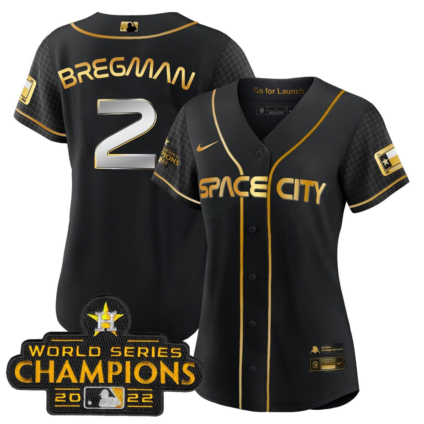 Camisa MLB Women’s 2023 Space City Champions Jersey