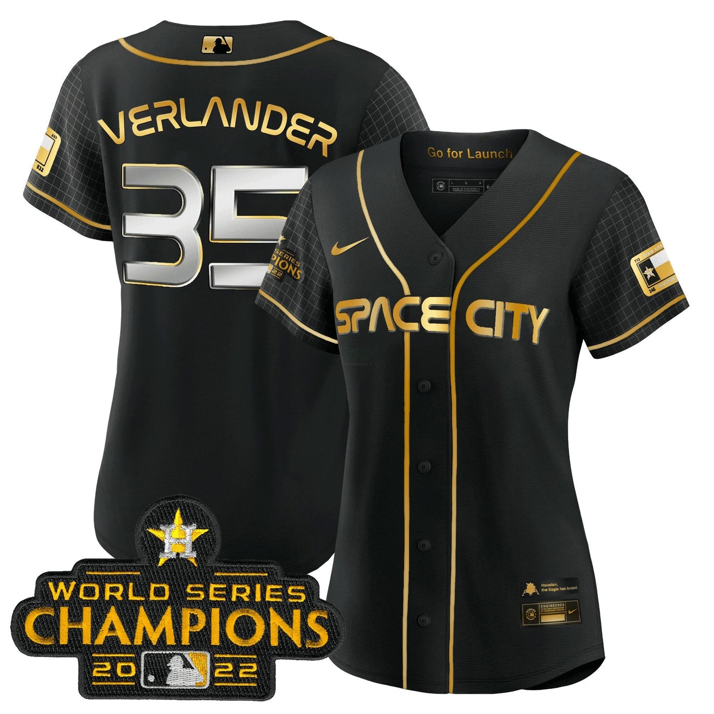 Camisa MLB Women’s 2023 Space City Champions Jersey