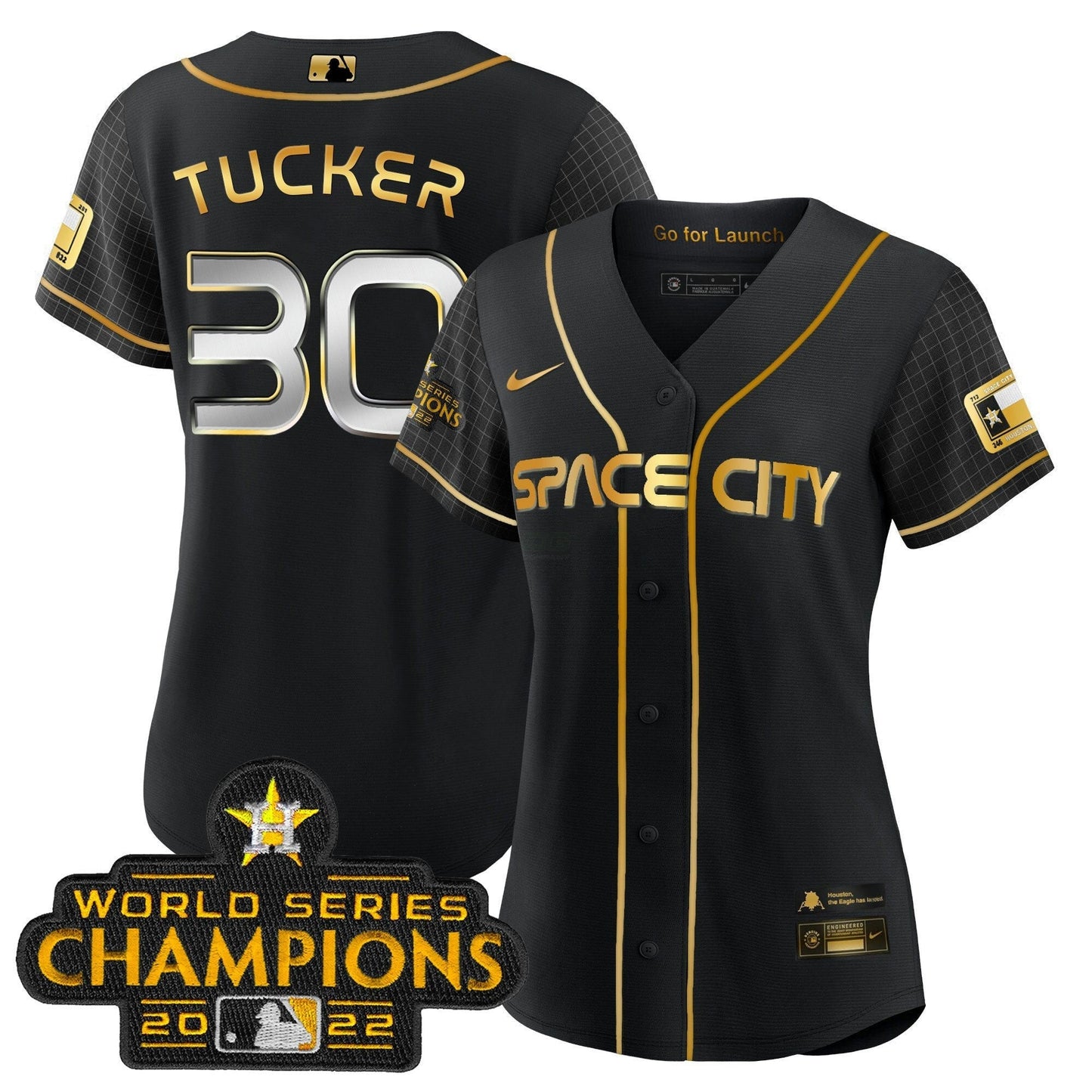 Camisa MLB Women’s 2023 Space City Champions Jersey