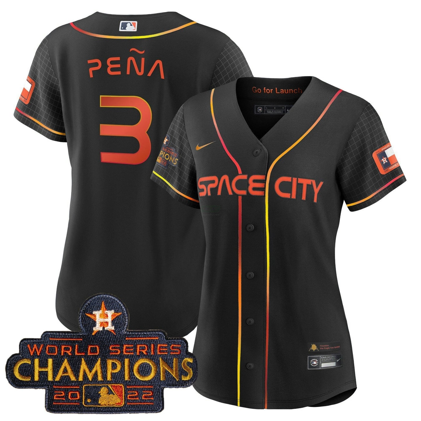 Camisa MLB Women’s 2023 Space City Champions Jersey