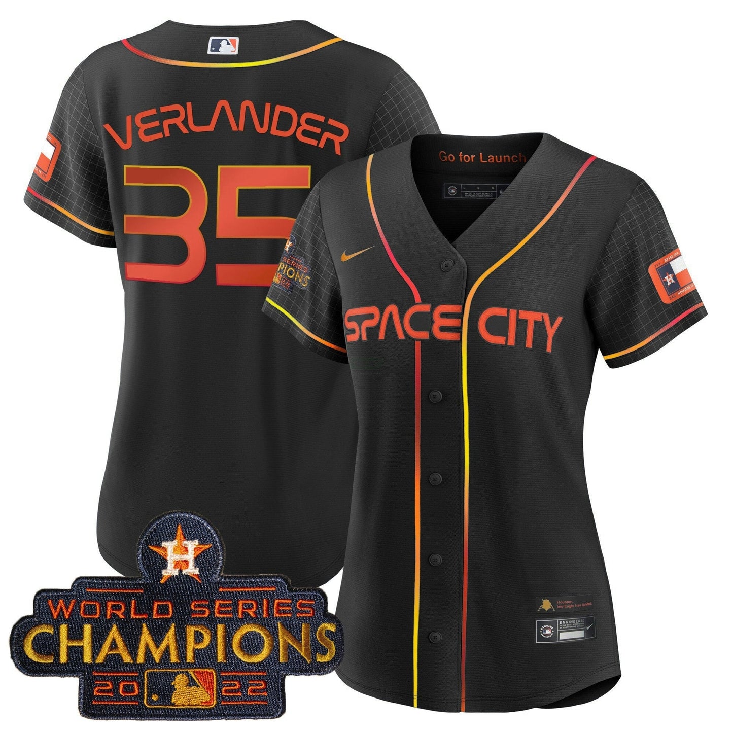 Camisa MLB Women’s 2023 Space City Champions Jersey