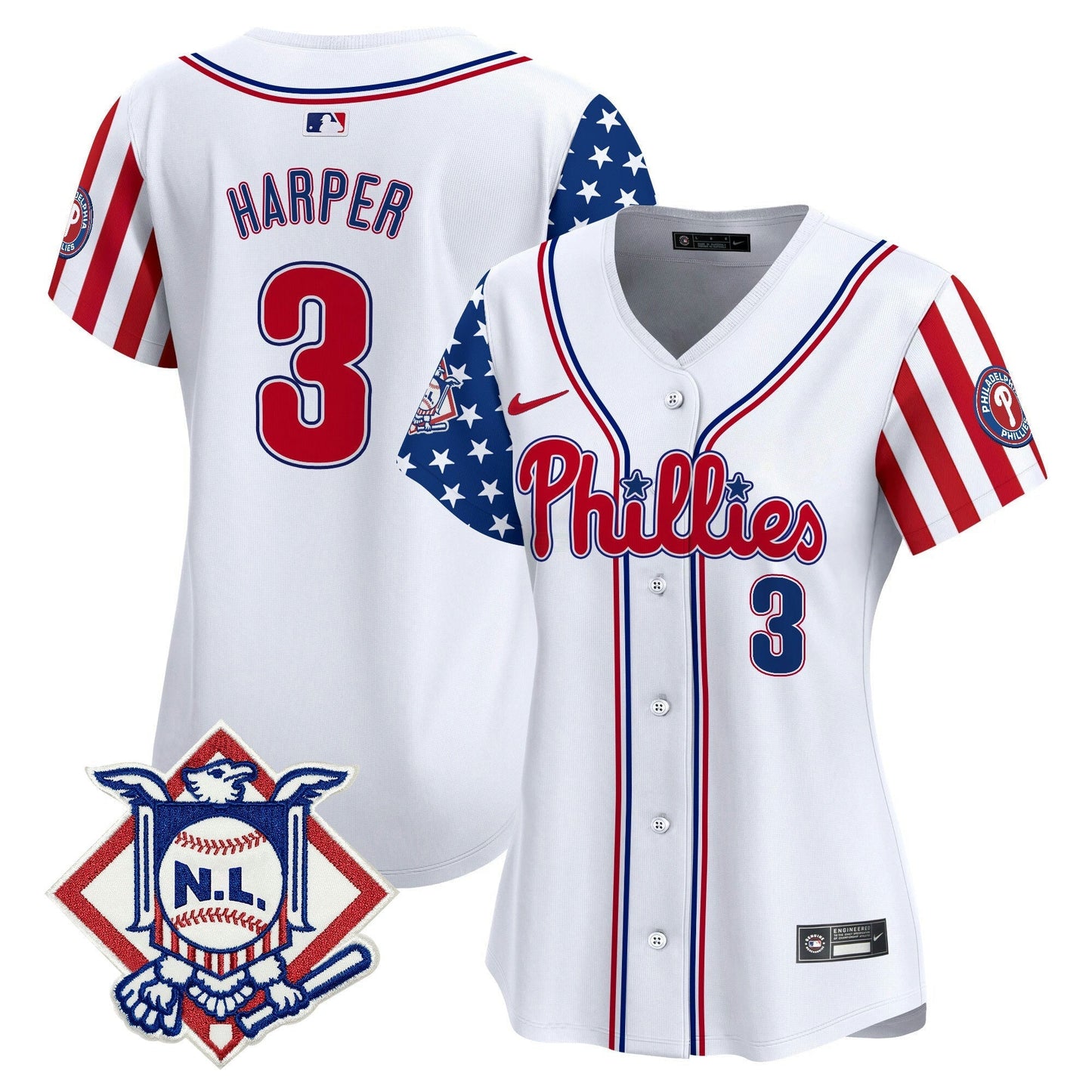 Camisa MLB Women’s 2024 Fourth of July Vapor Premier Limited Jersey V2